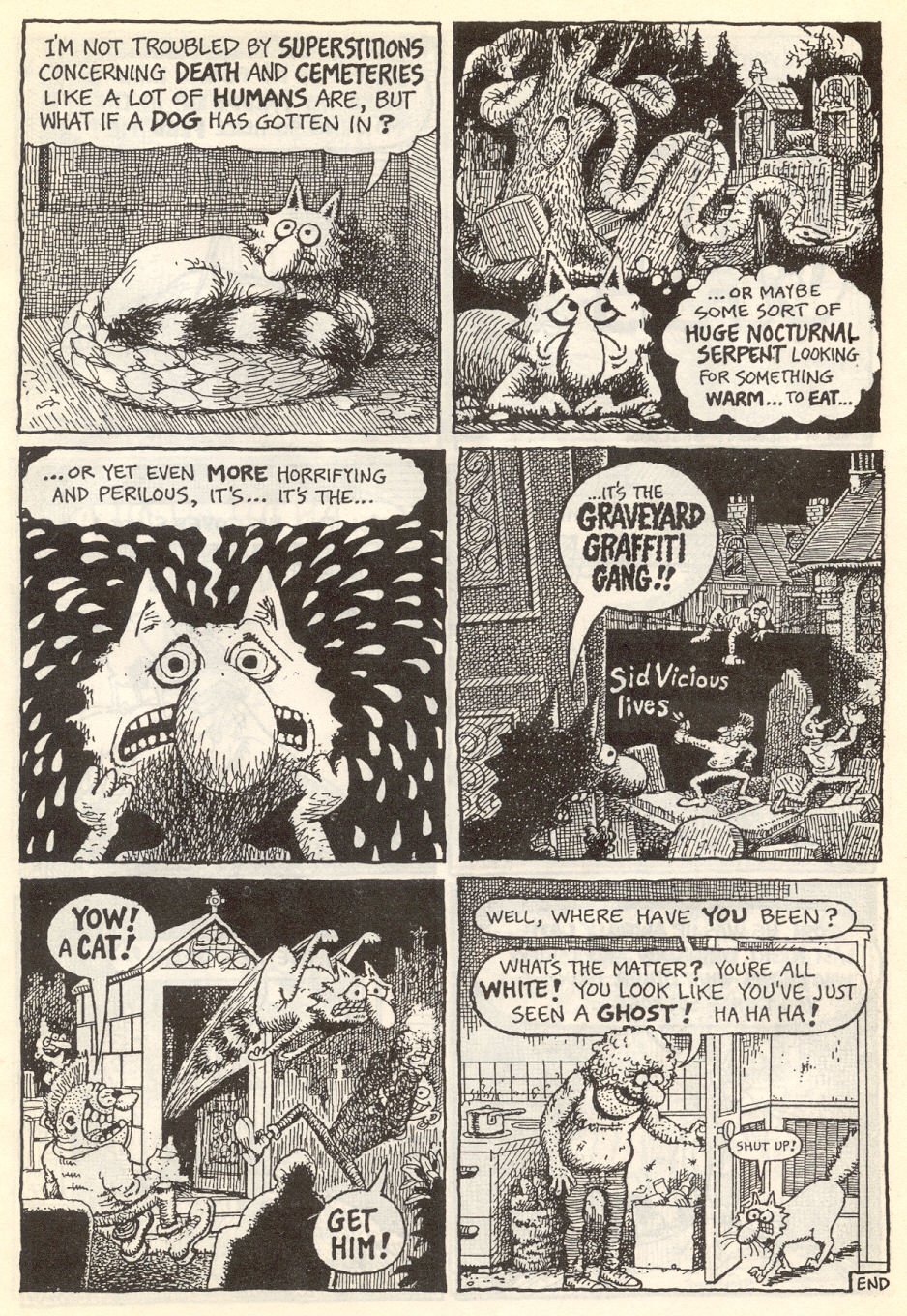 Read online Adventures of Fat Freddy's Cat comic -  Issue #7 - 13