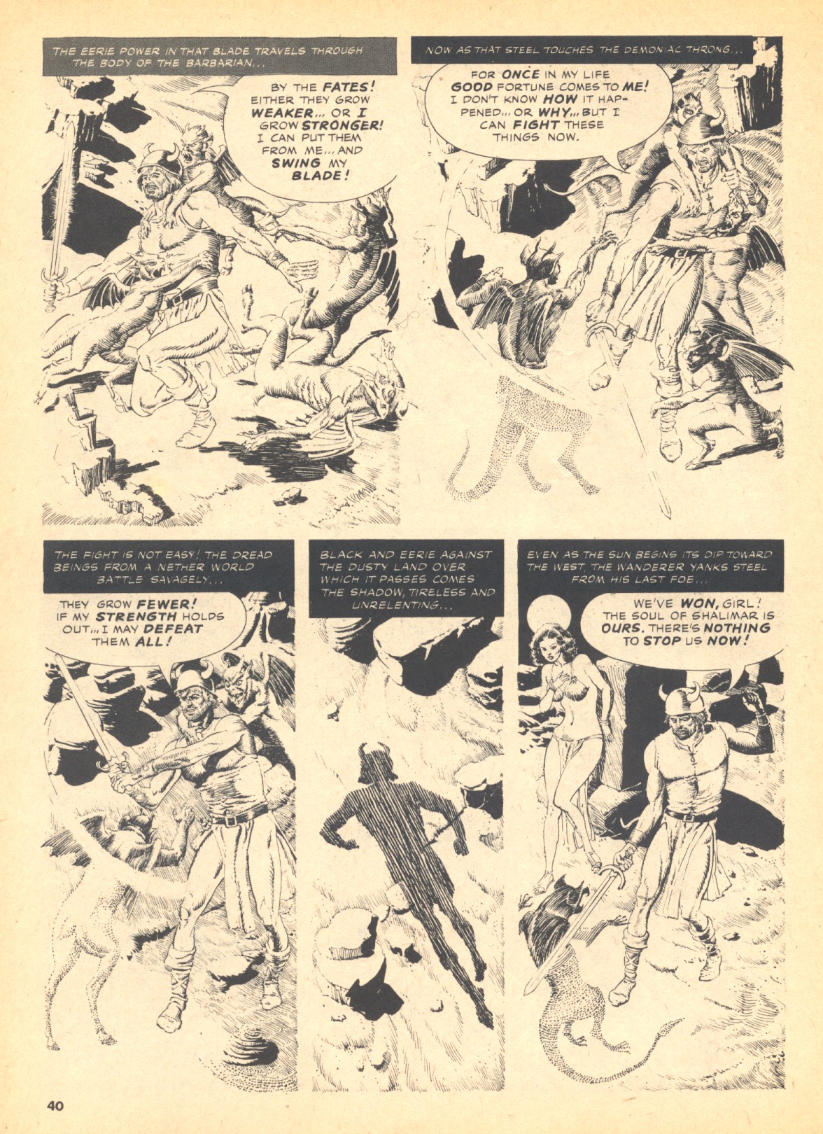 Read online Creepy (1964) comic -  Issue #58 - 40