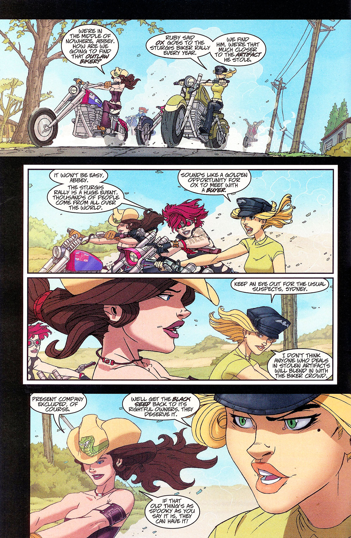 Read online Danger Girl: Back in Black comic -  Issue #2 - 6