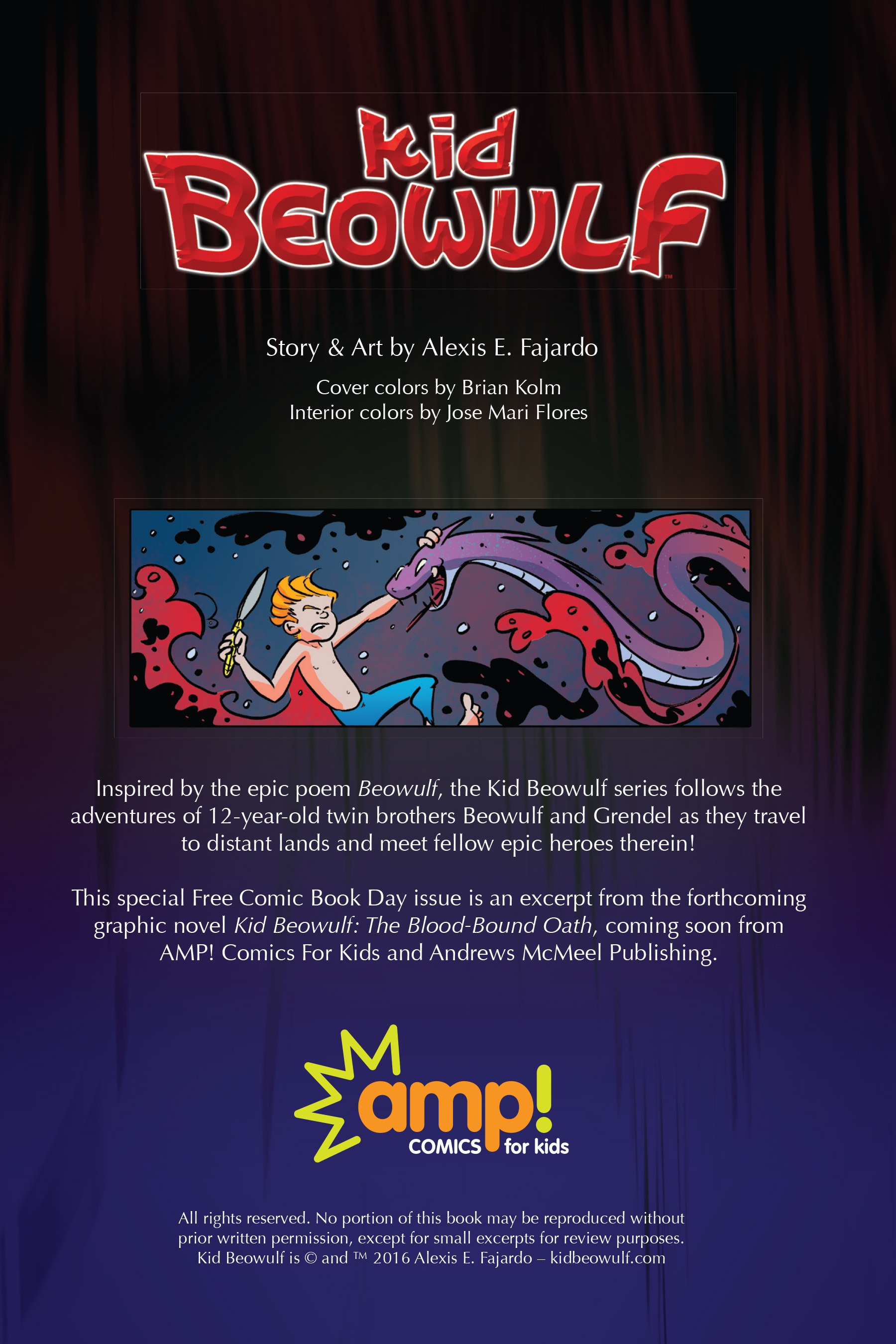 Read online Free Comic Book Day 2016 comic -  Issue # Kid Beowulf - 2