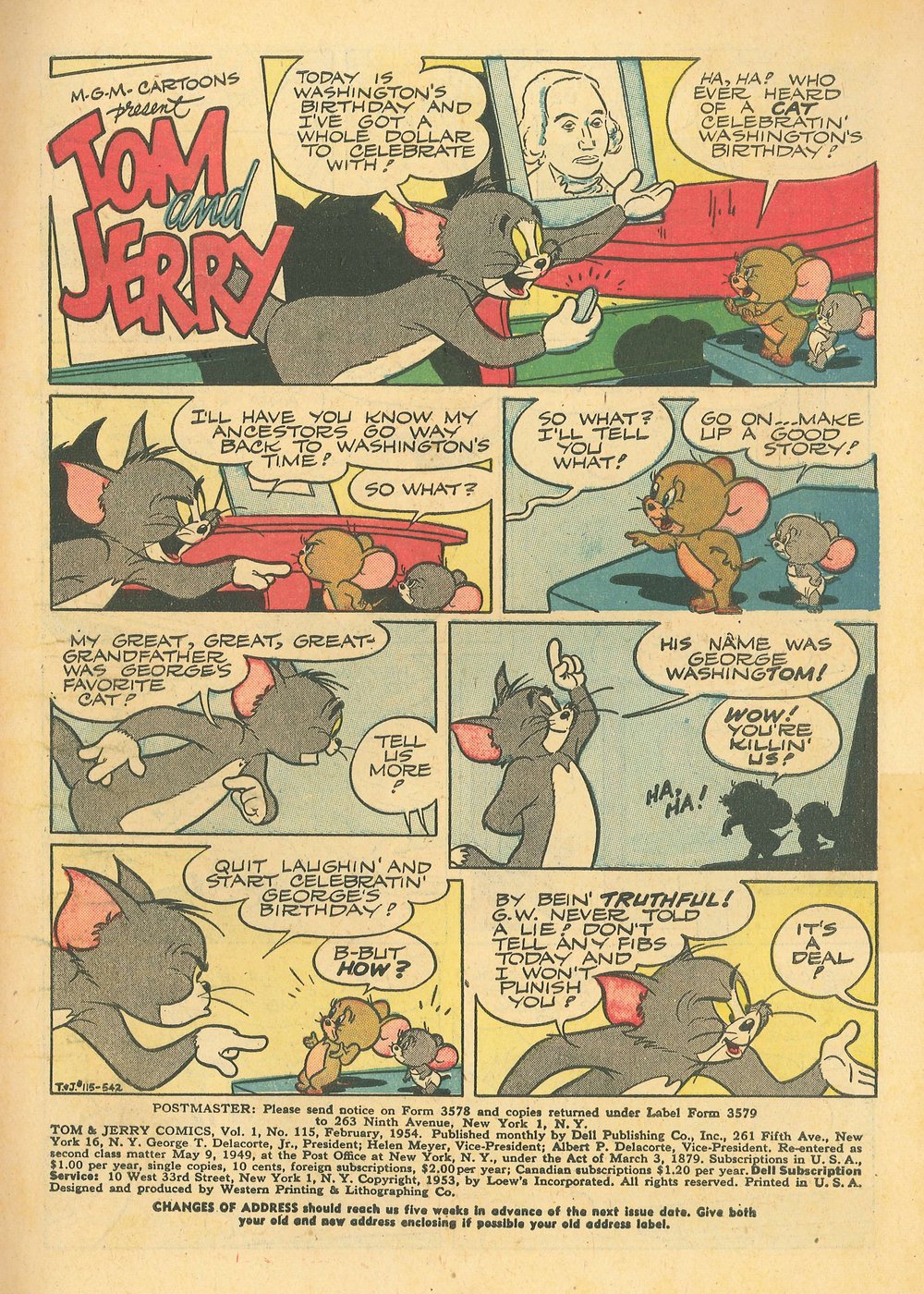 Read online Tom & Jerry Comics comic -  Issue #115 - 3