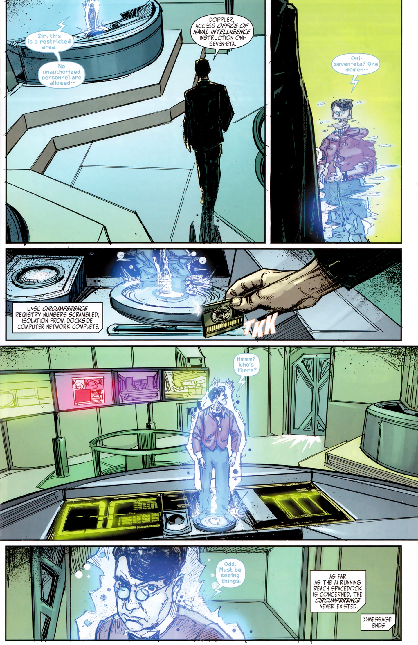 Read online Halo: Fall Of Reach - Invasion comic -  Issue #1 - 5
