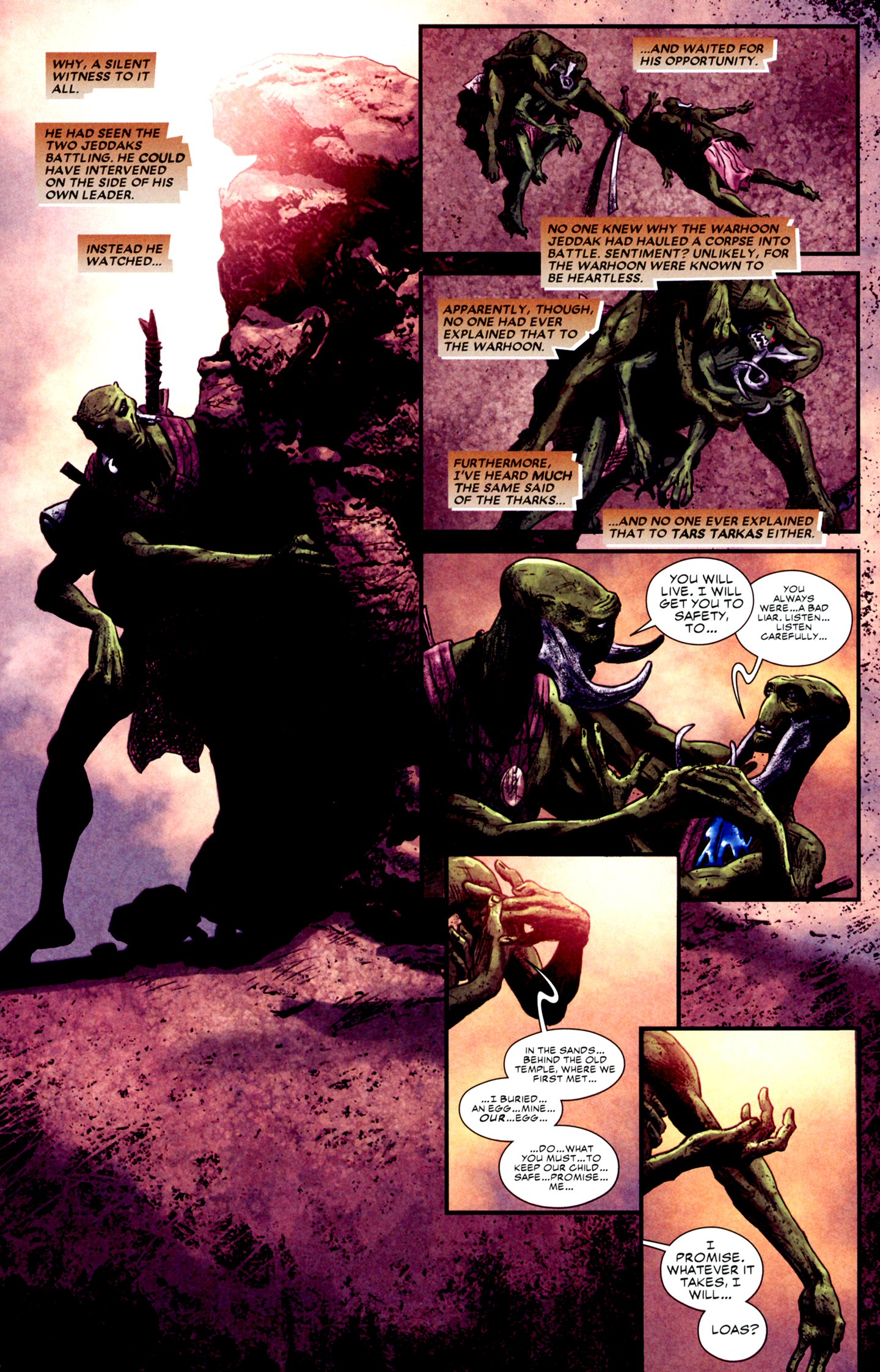 Read online John Carter: The World of Mars comic -  Issue # _TPB - 85