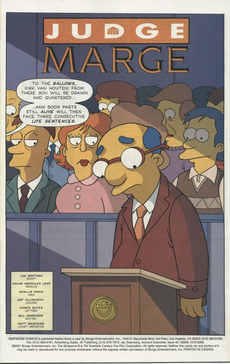 Read online Simpsons Comics comic -  Issue #64 - 2