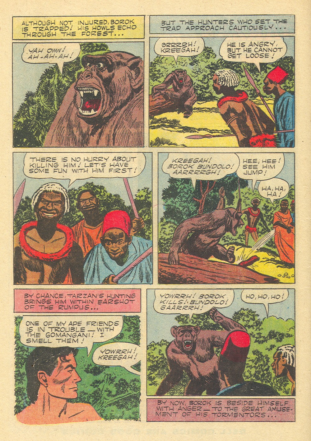 Read online Tarzan (1948) comic -  Issue #74 - 4