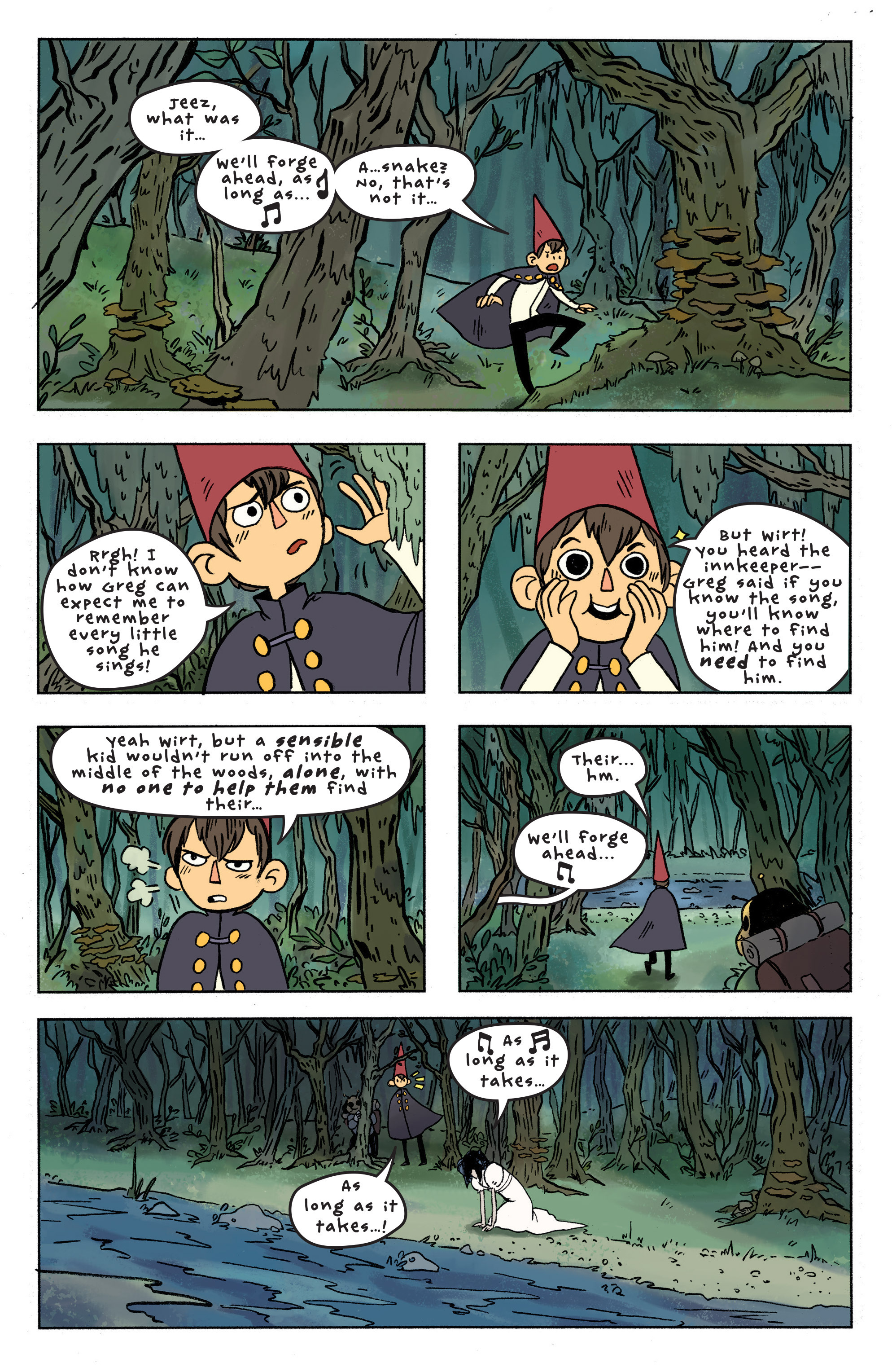 Read online Over the Garden Wall (2016) comic -  Issue #7 - 14