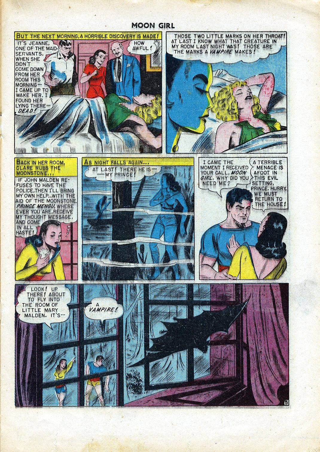 Read online Moon Girl (1947) comic -  Issue #4 - 17