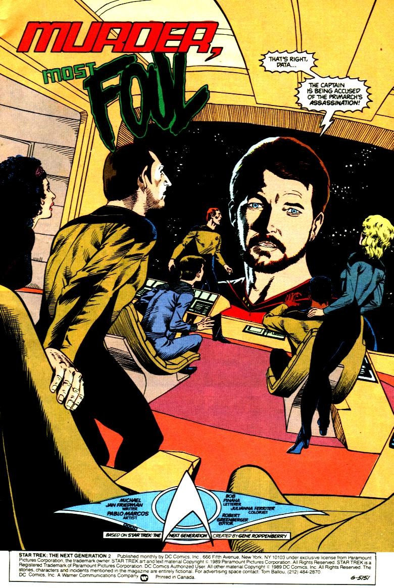 Read online Star Trek: The Next Generation (1989) comic -  Issue #2 - 2