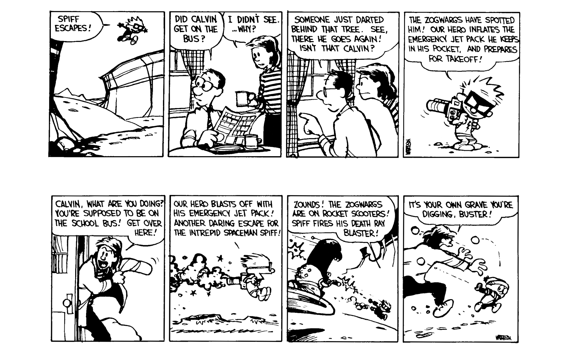 Read online Calvin and Hobbes comic -  Issue #5 - 35