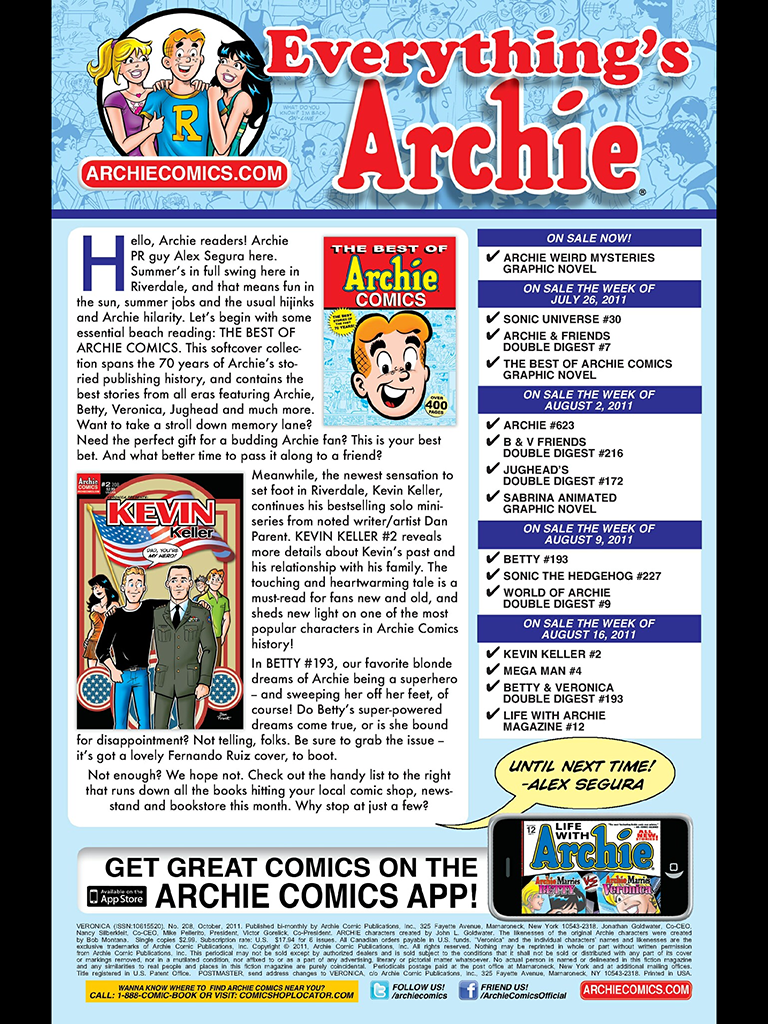 Read online Veronica comic -  Issue #208 - 27