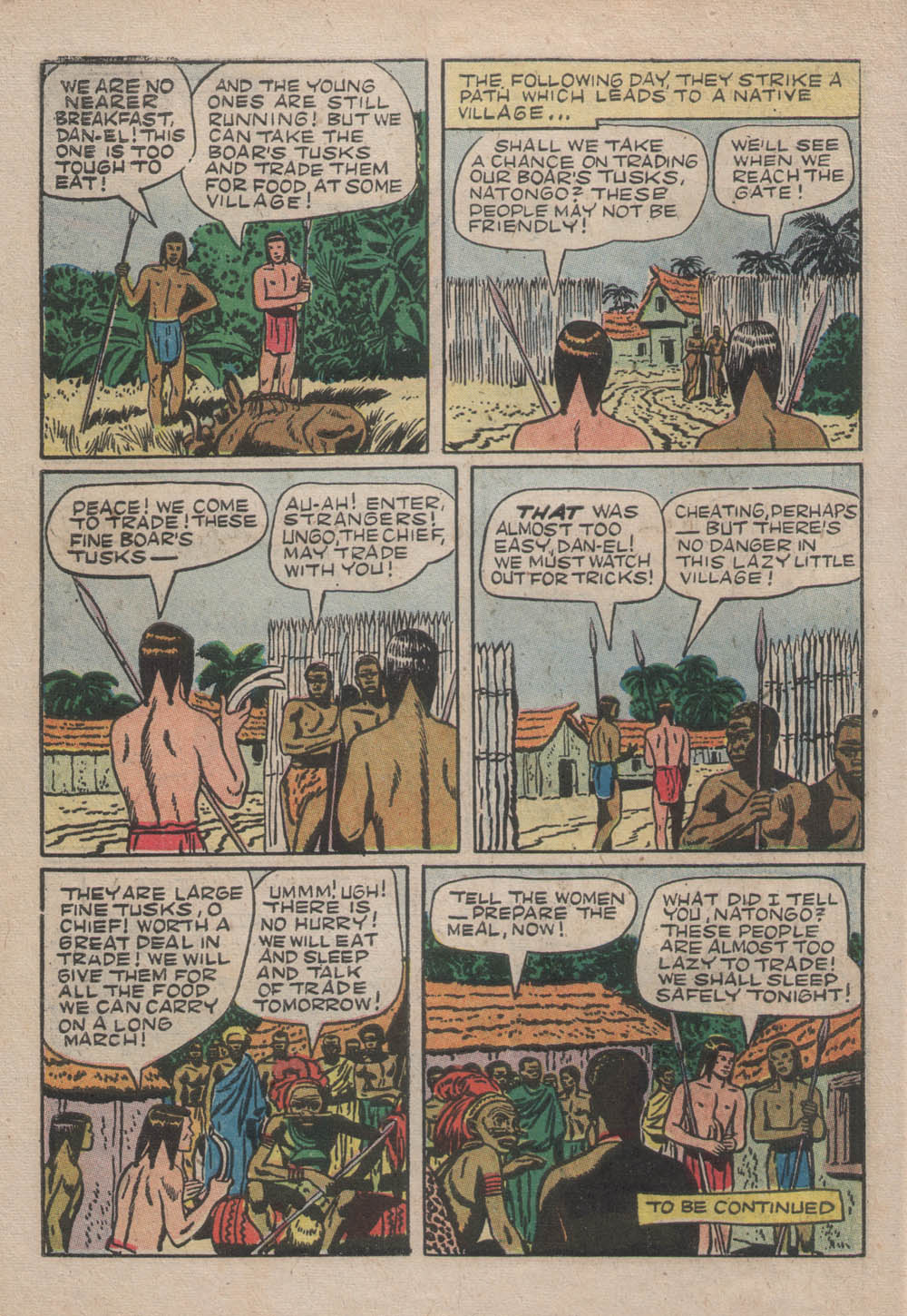 Read online Tarzan (1948) comic -  Issue #35 - 34