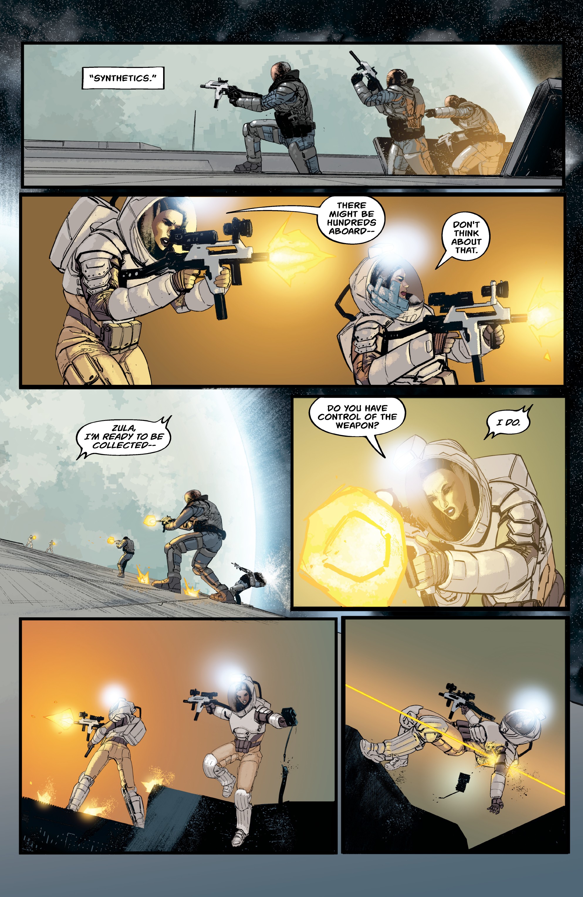 Read online Aliens: Resistance comic -  Issue #2 - 19