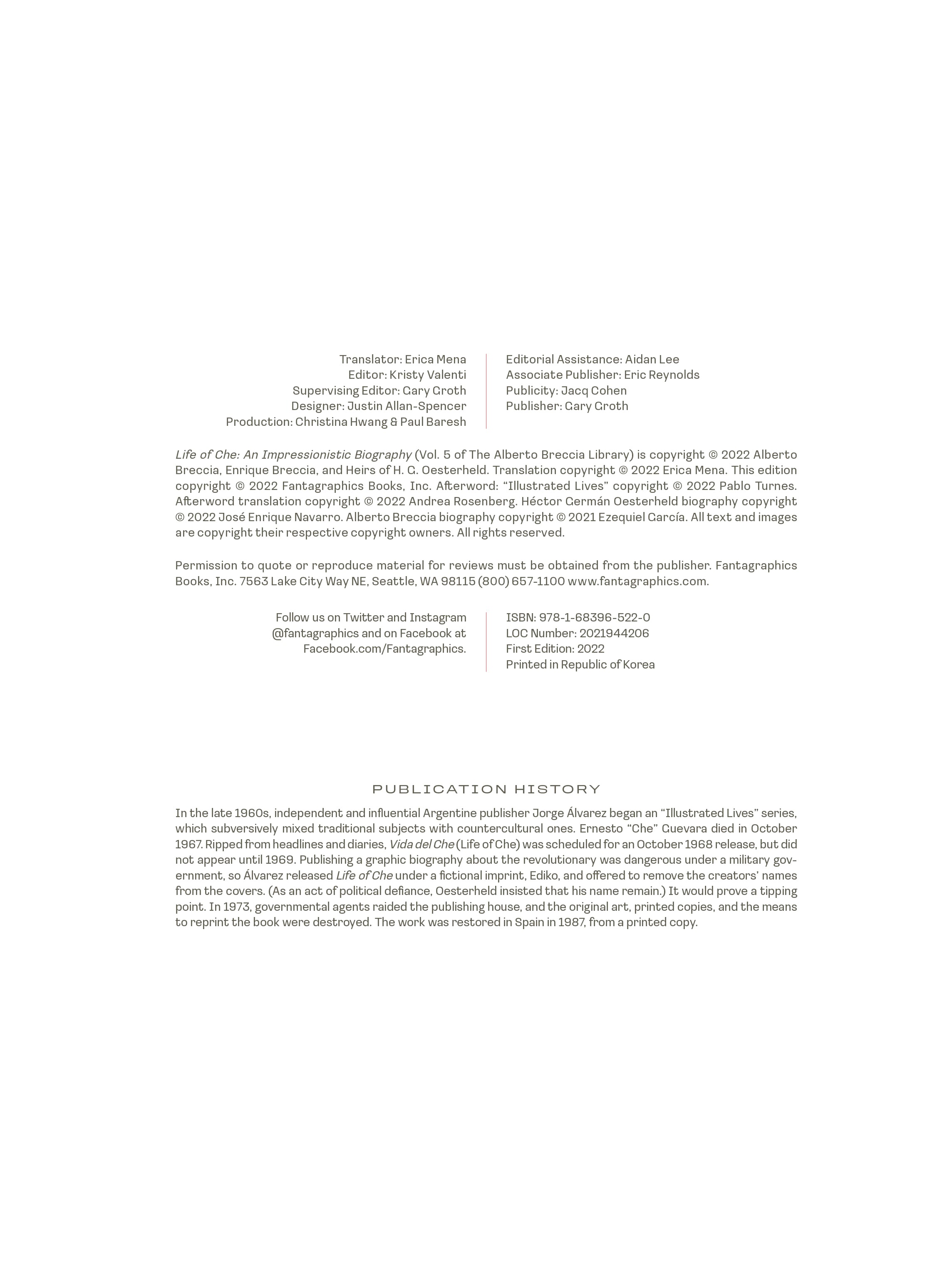 Read online Life of Che: An Impressionistic Biography comic -  Issue # TPB - 3