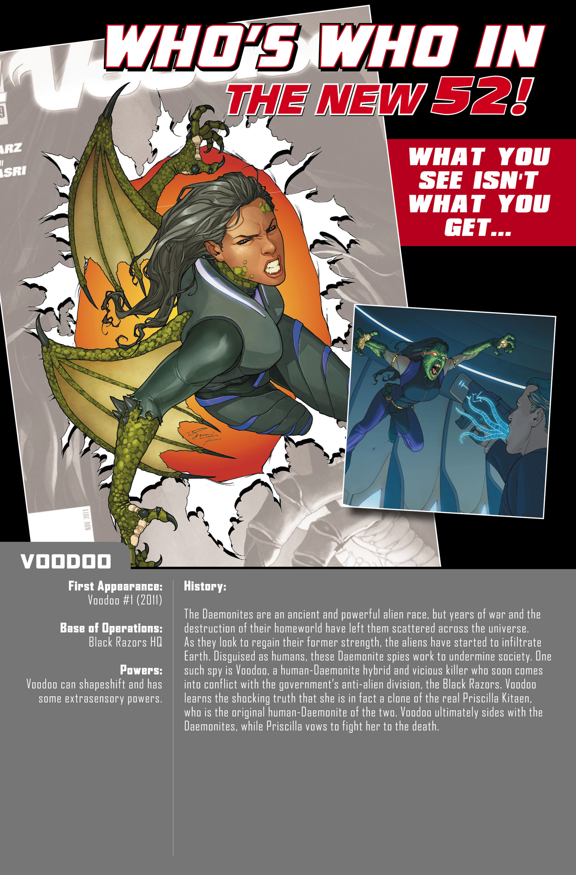 Read online Voodoo (2011) comic -  Issue #0 - 20