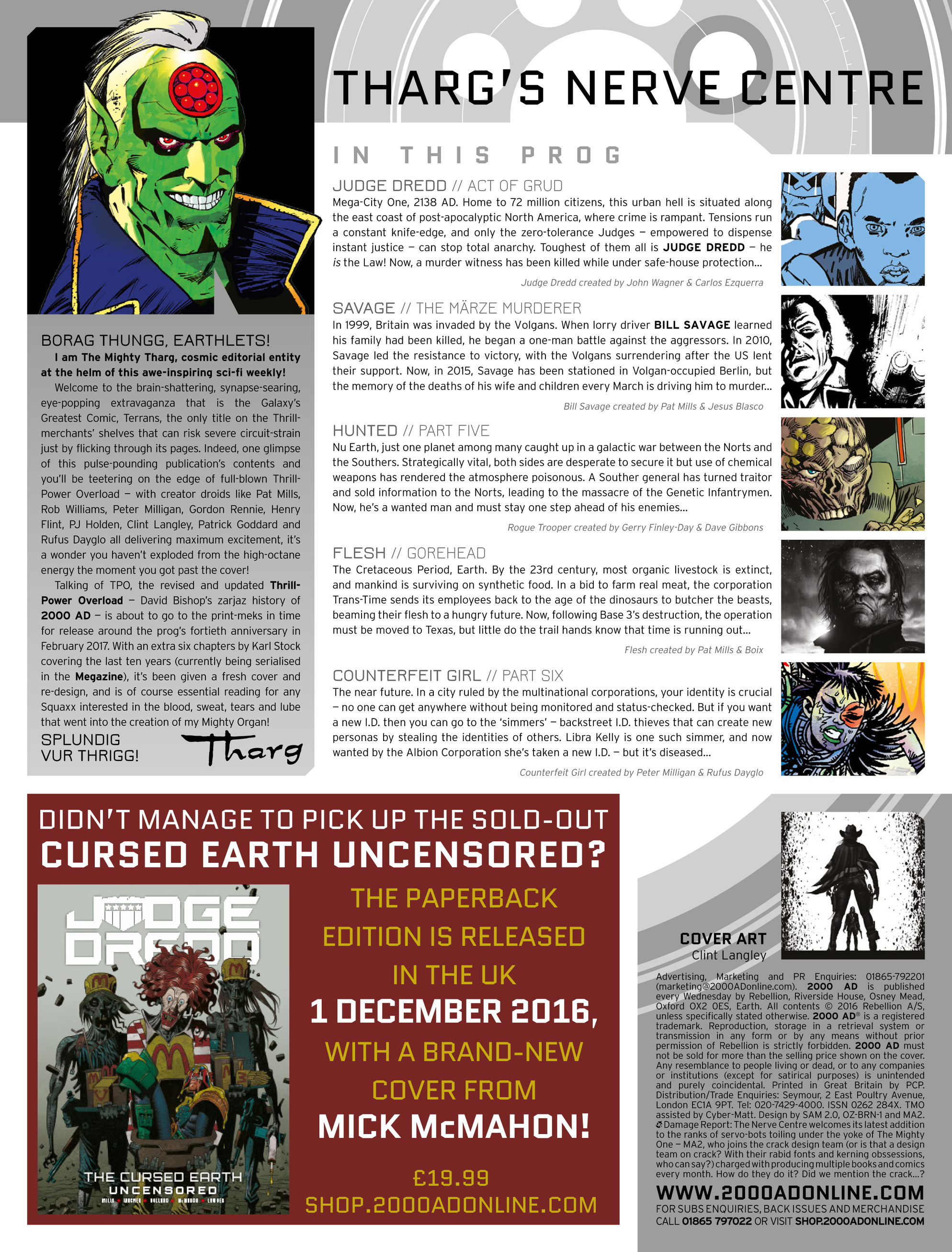 Read online 2000 AD comic -  Issue #2005 - 2