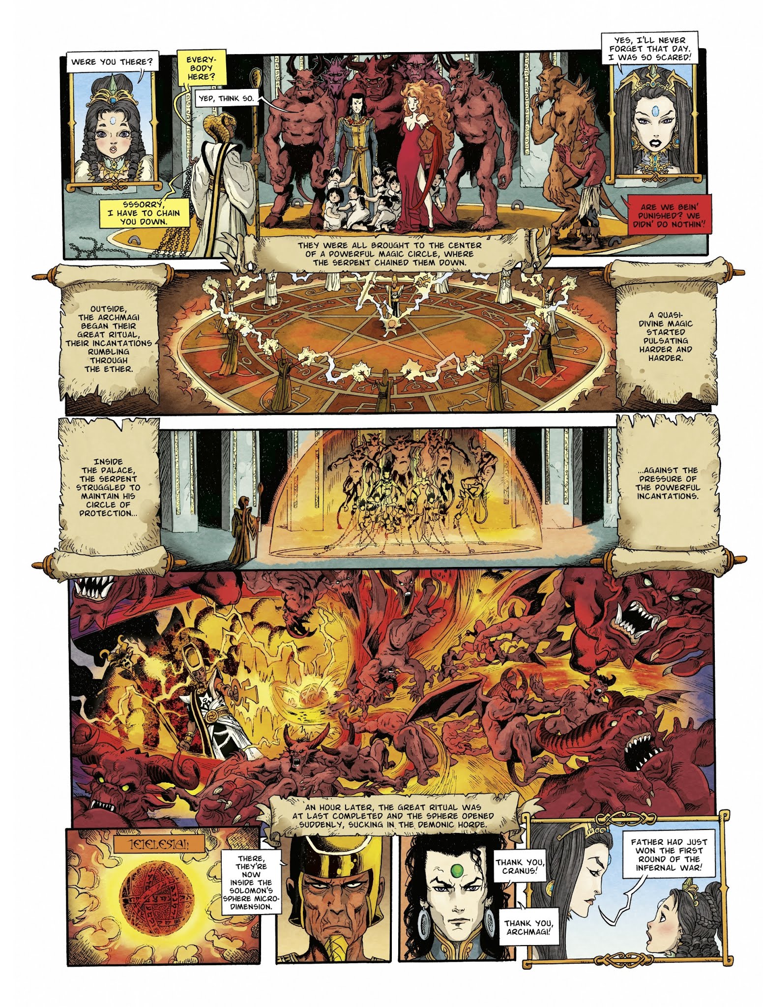 Read online The Black Moon Chronicles comic -  Issue #17 - 20