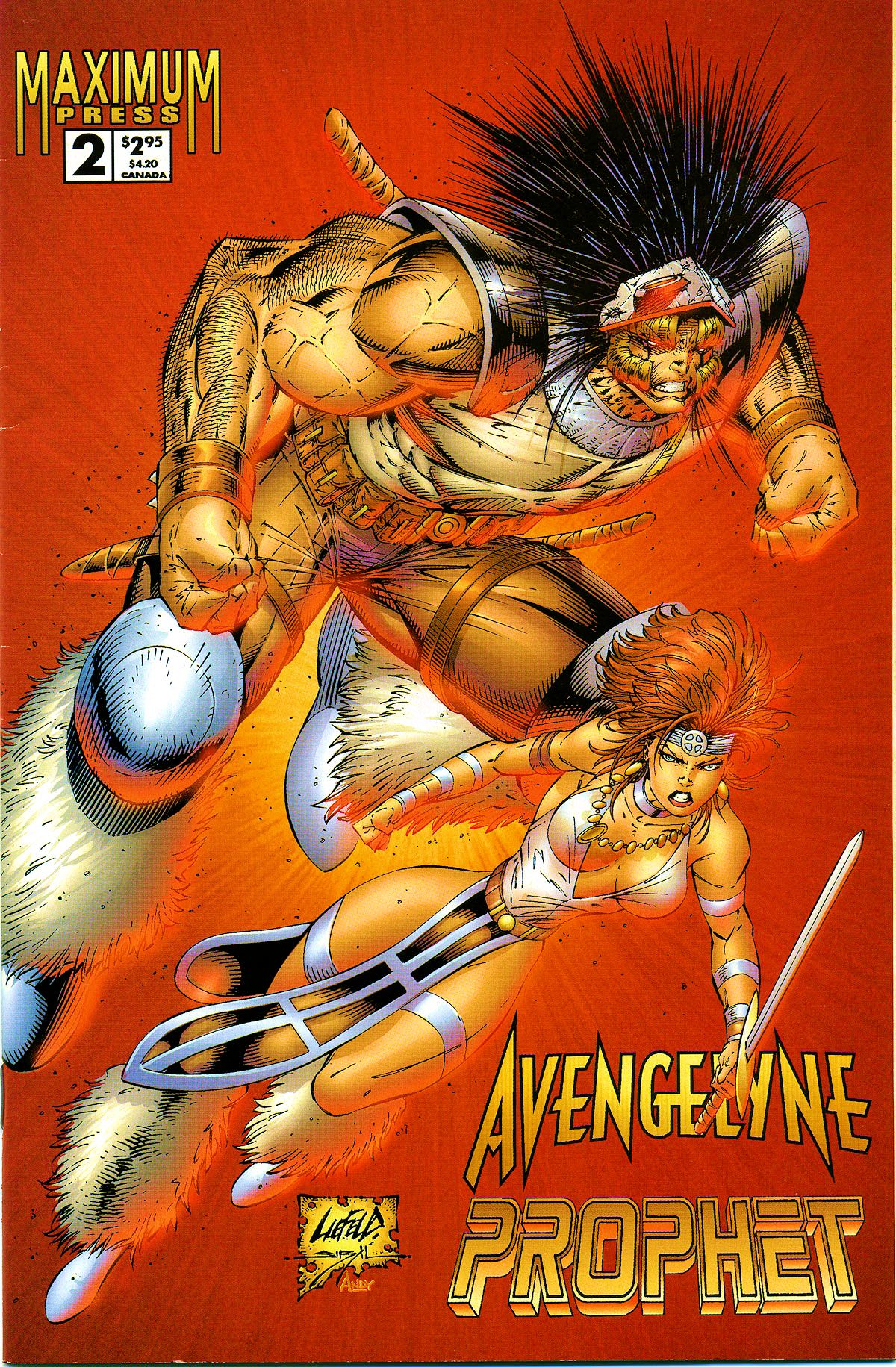 Read online Avengelyne/Prophet comic -  Issue #2 - 1