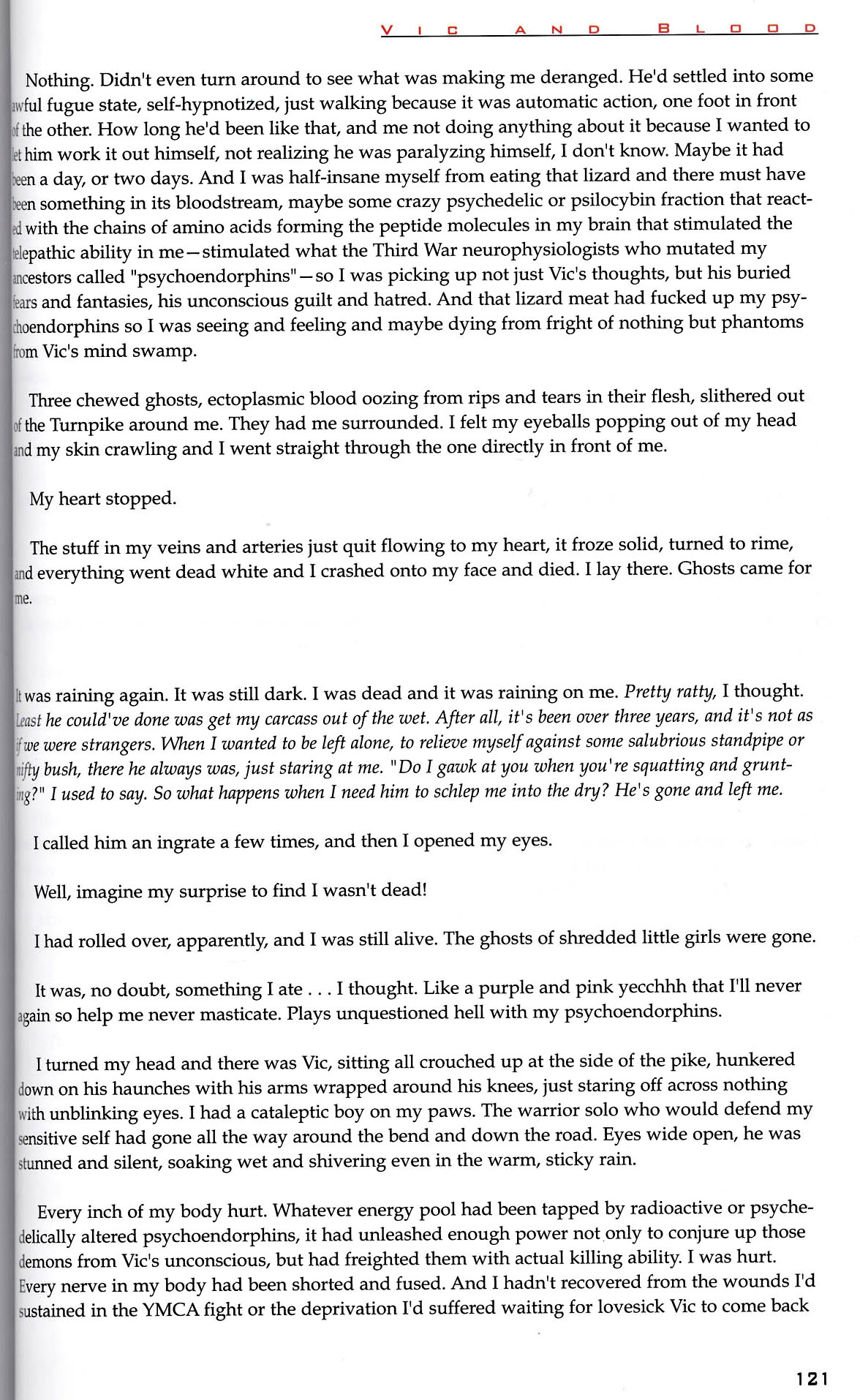 Read online Vic and Blood comic -  Issue # TPB - 122