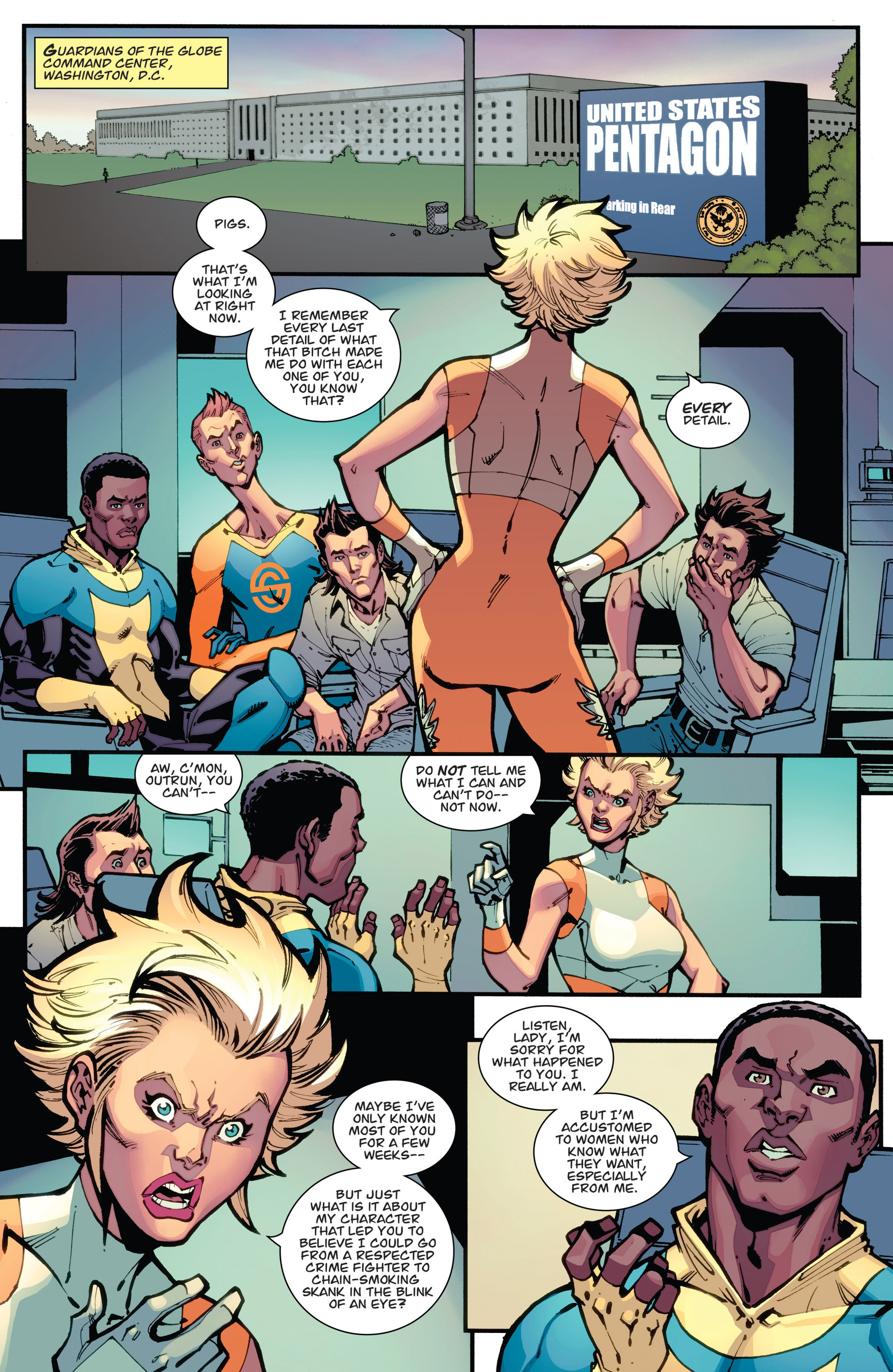 Read online Guarding the Globe (2012) comic -  Issue #5 - 3