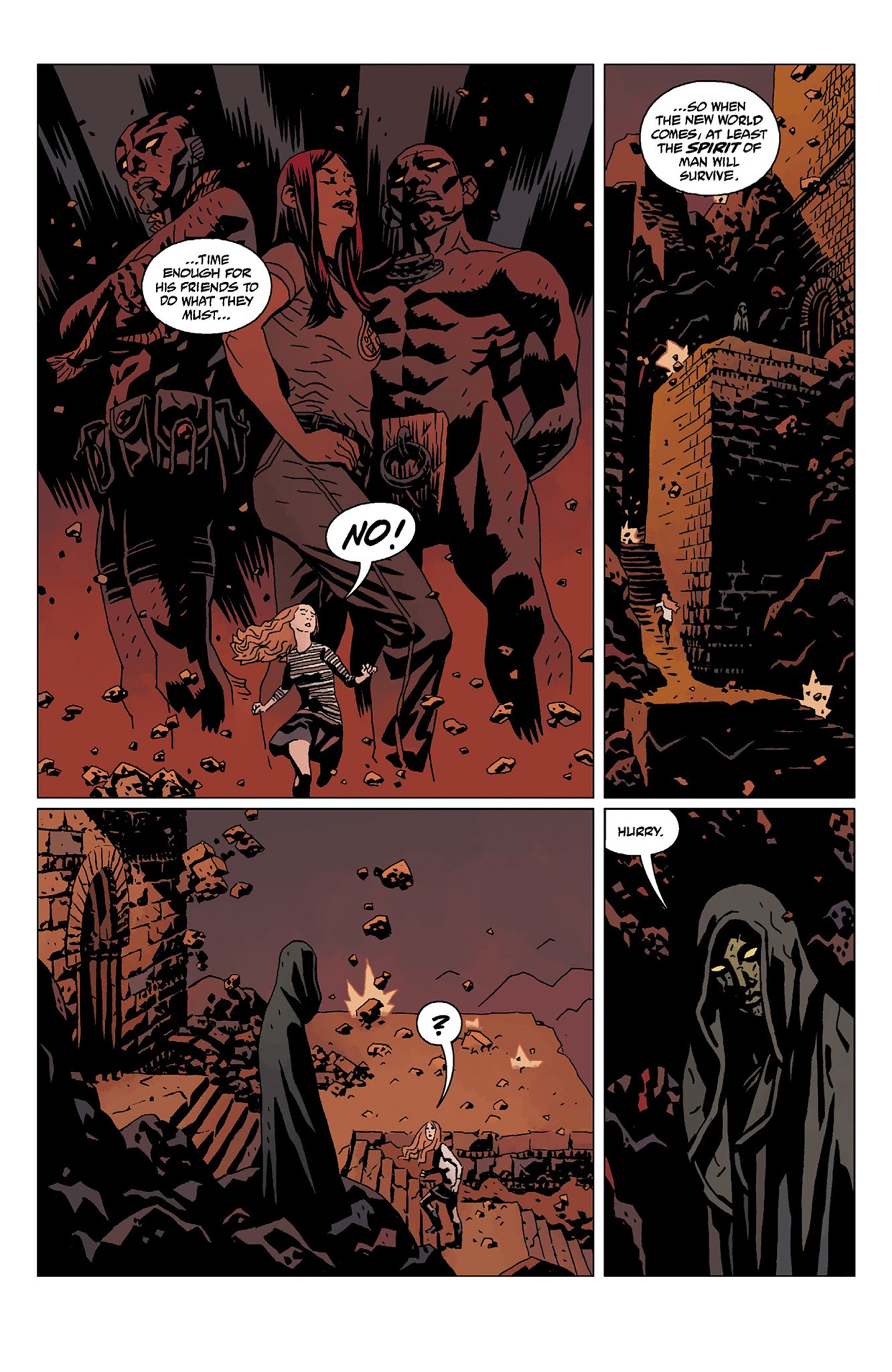 Read online Hellboy: The Storm And The Fury comic -  Issue # TPB - 149