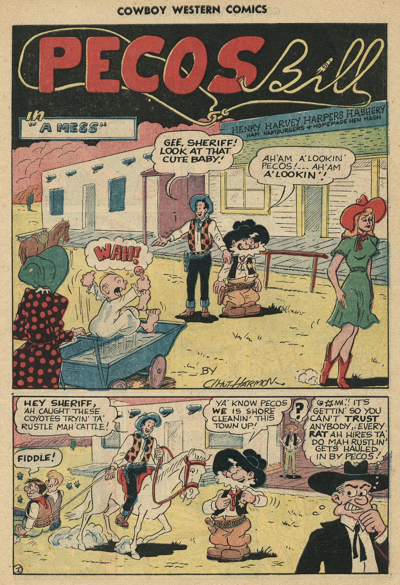 Read online Cowboy Western Comics (1948) comic -  Issue #34 - 7
