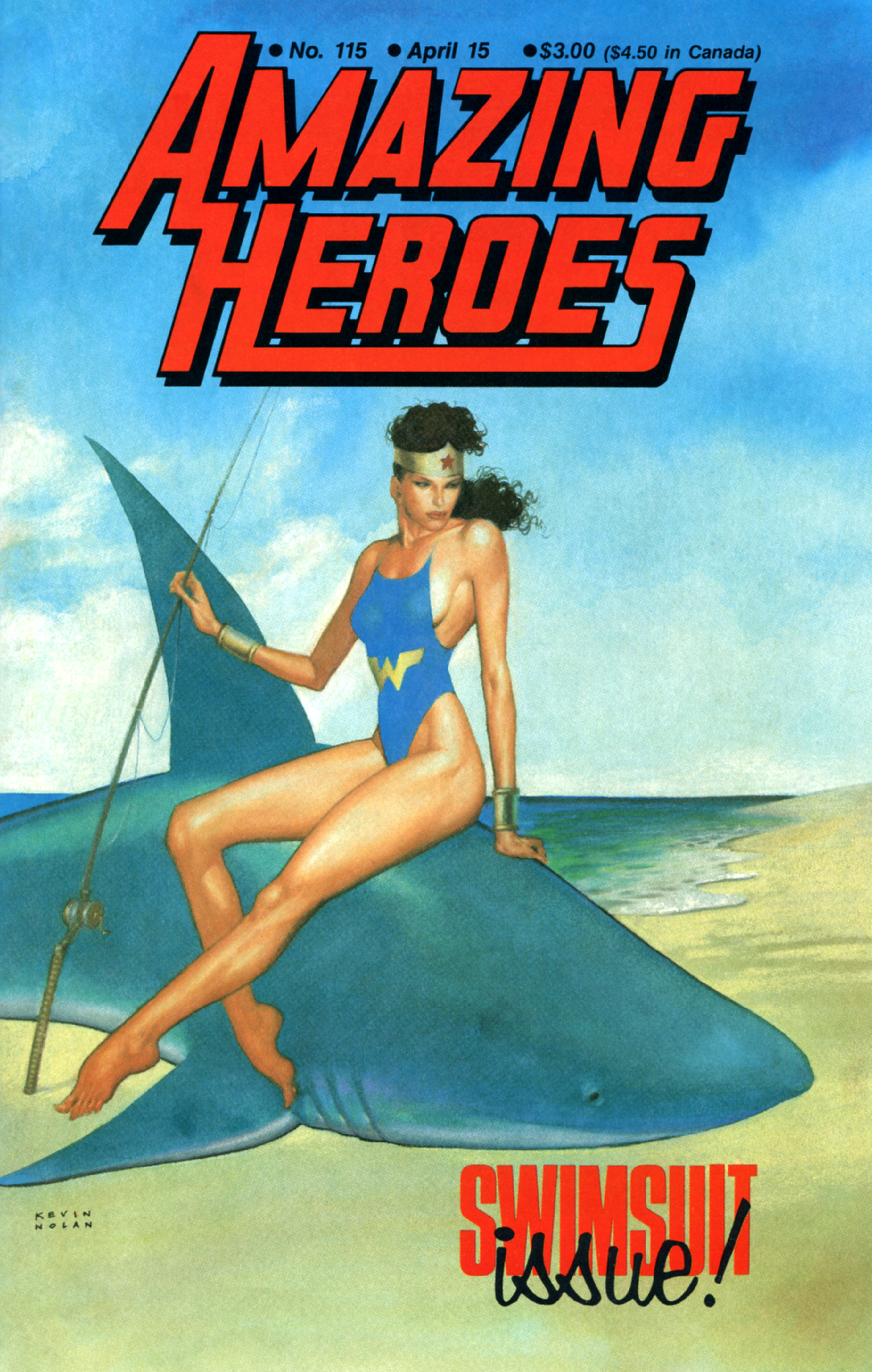 Read online Amazing Heroes comic -  Issue #115 - 1