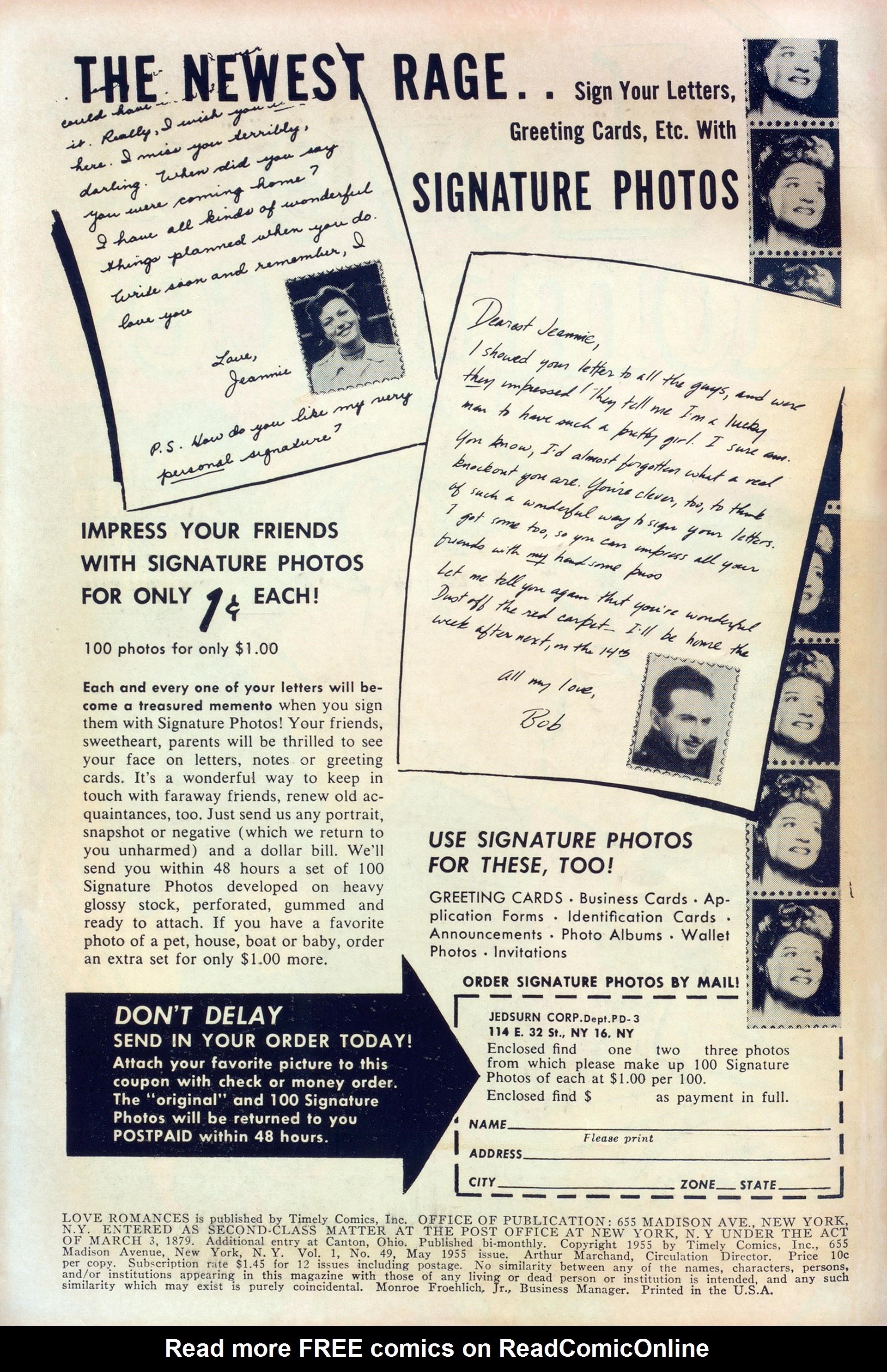 Read online Love Romances comic -  Issue #49 - 2