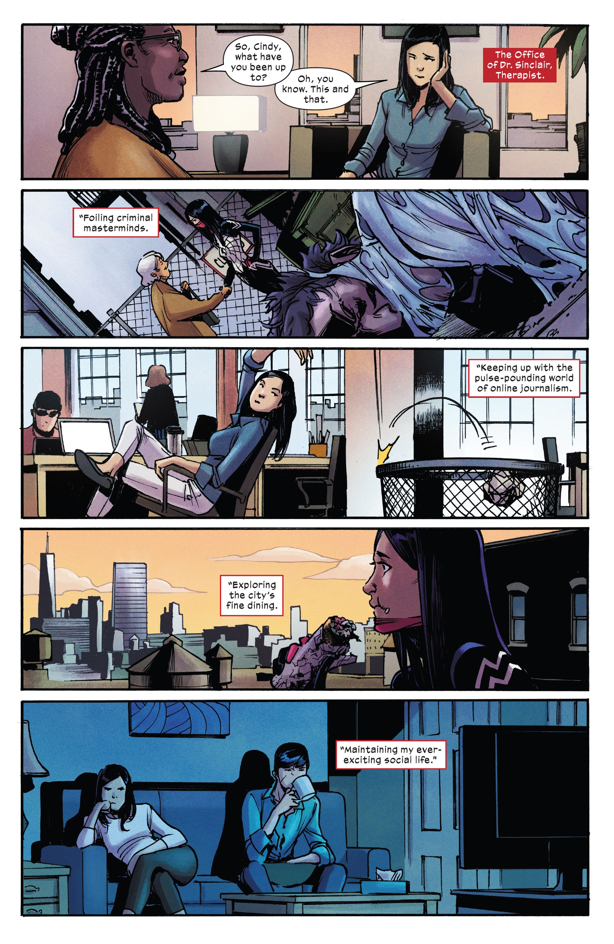 Read online Silk (2022) comic -  Issue #1 - 9
