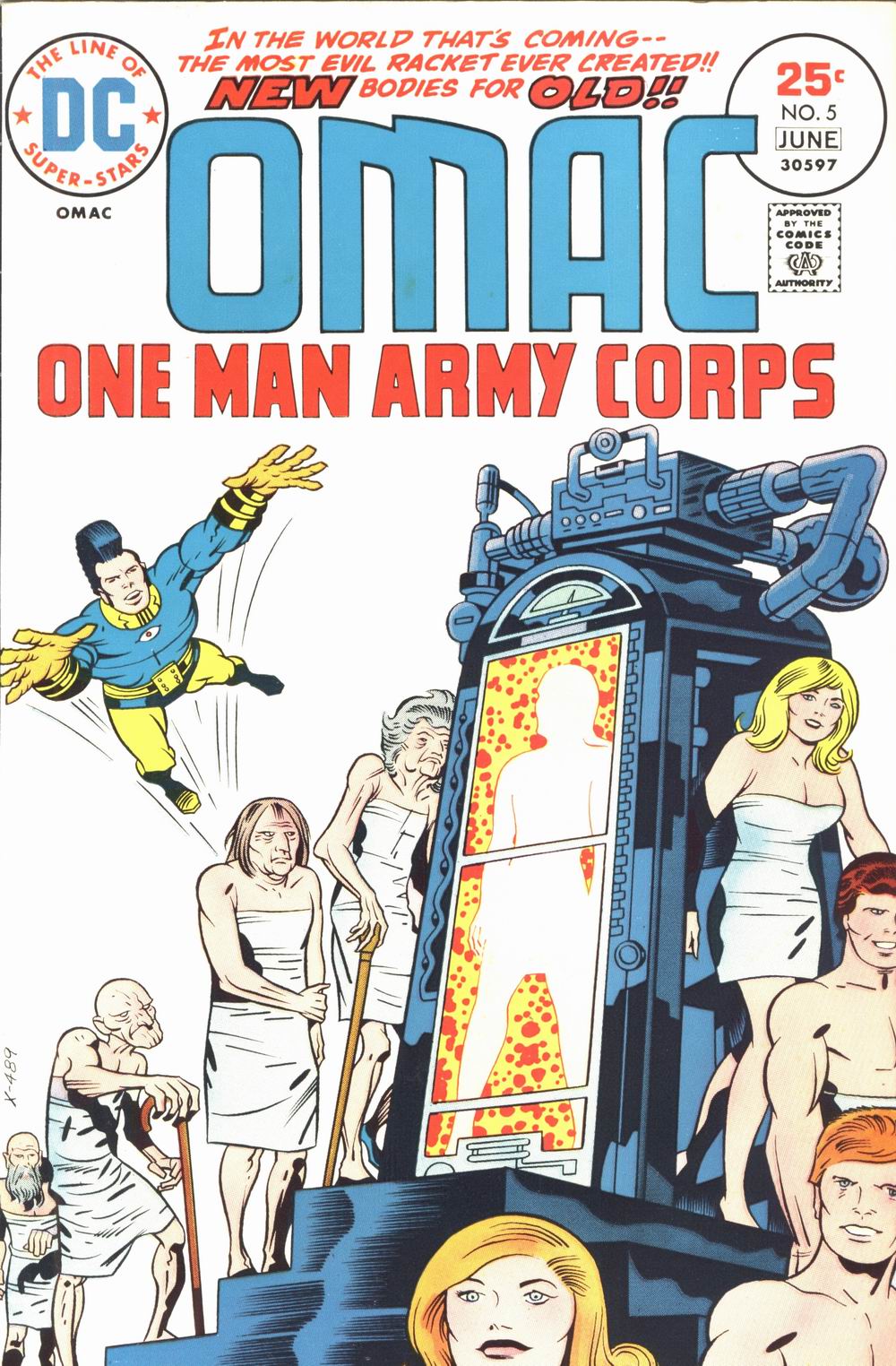 Read online OMAC (1974) comic -  Issue #5 - 1