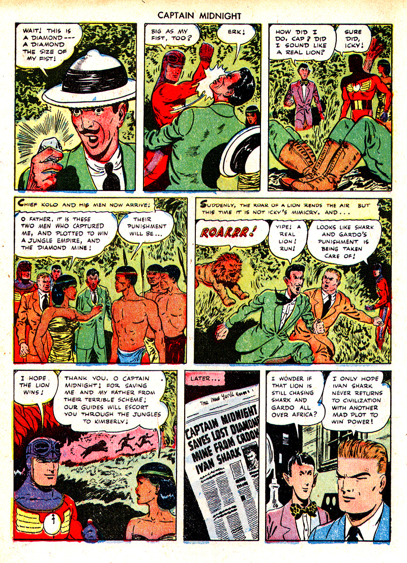Read online Captain Midnight (1942) comic -  Issue #38 - 19