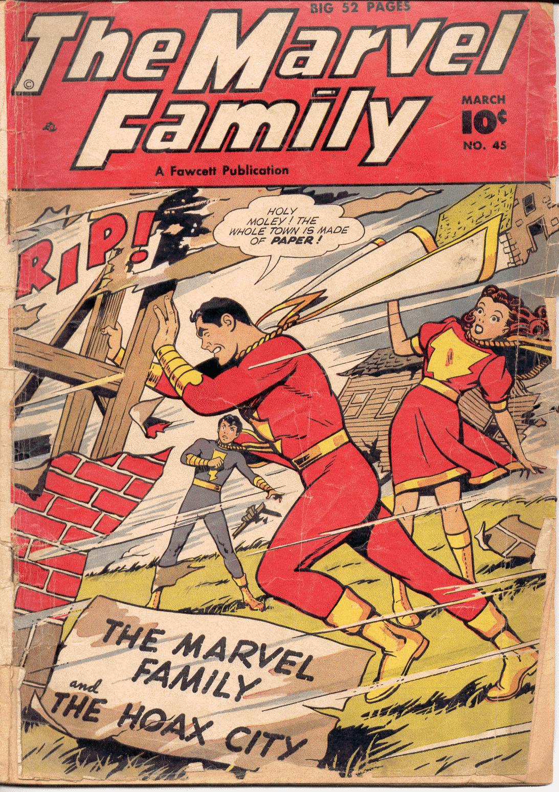 Read online The Marvel Family comic -  Issue #45 - 1