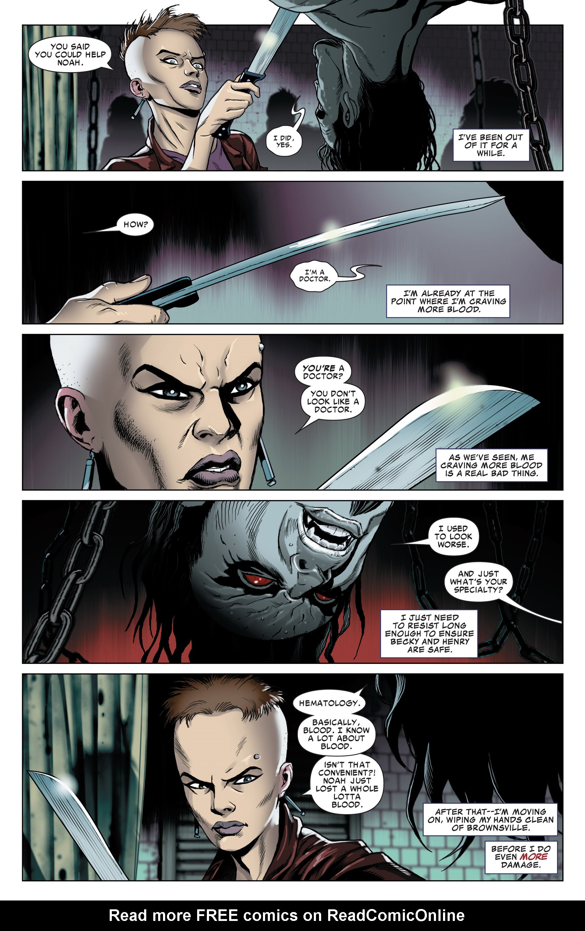 Read online Morbius: The Living Vampire comic -  Issue #3 - 12