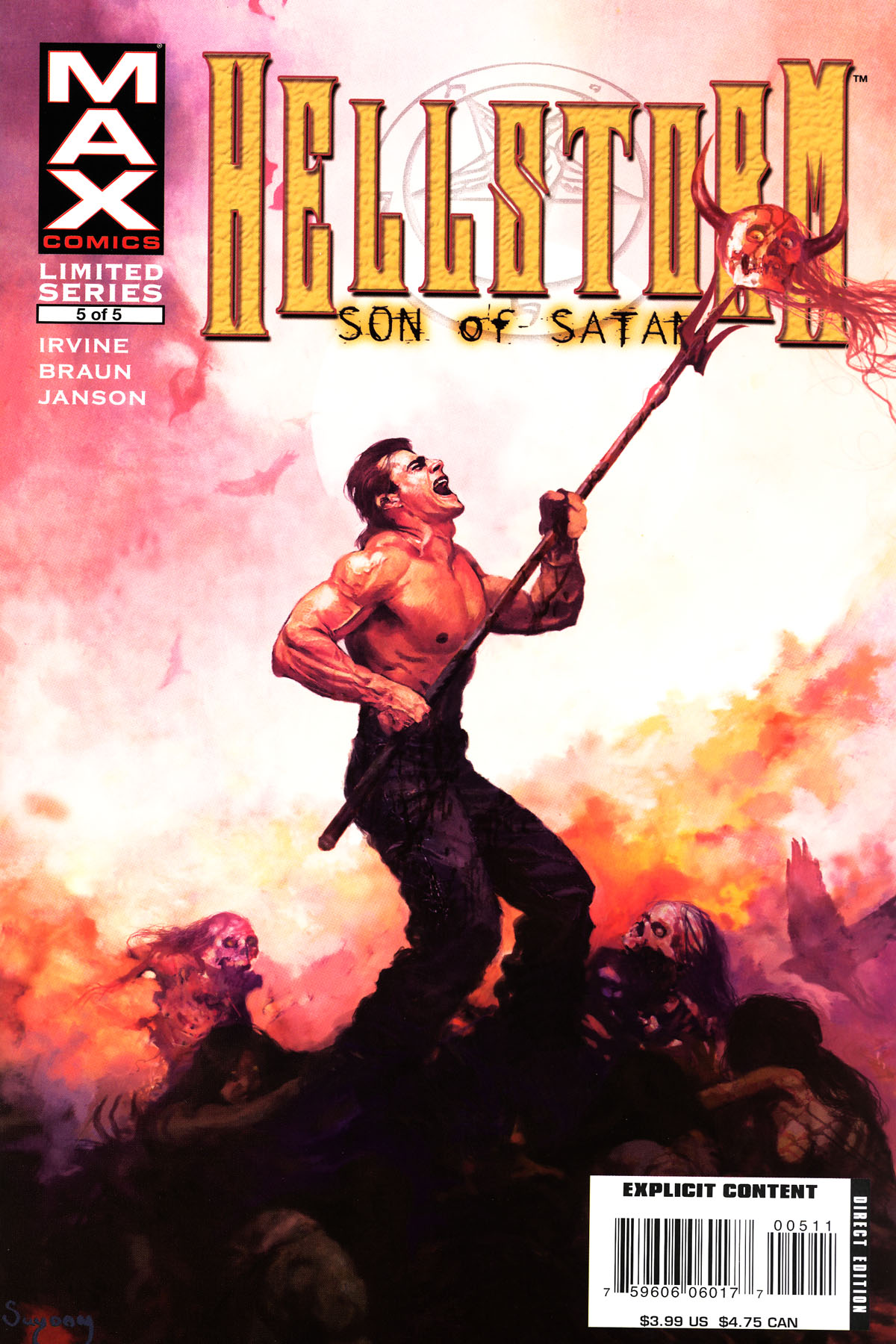 Read online Hellstorm: Son of Satan comic -  Issue #5 - 1