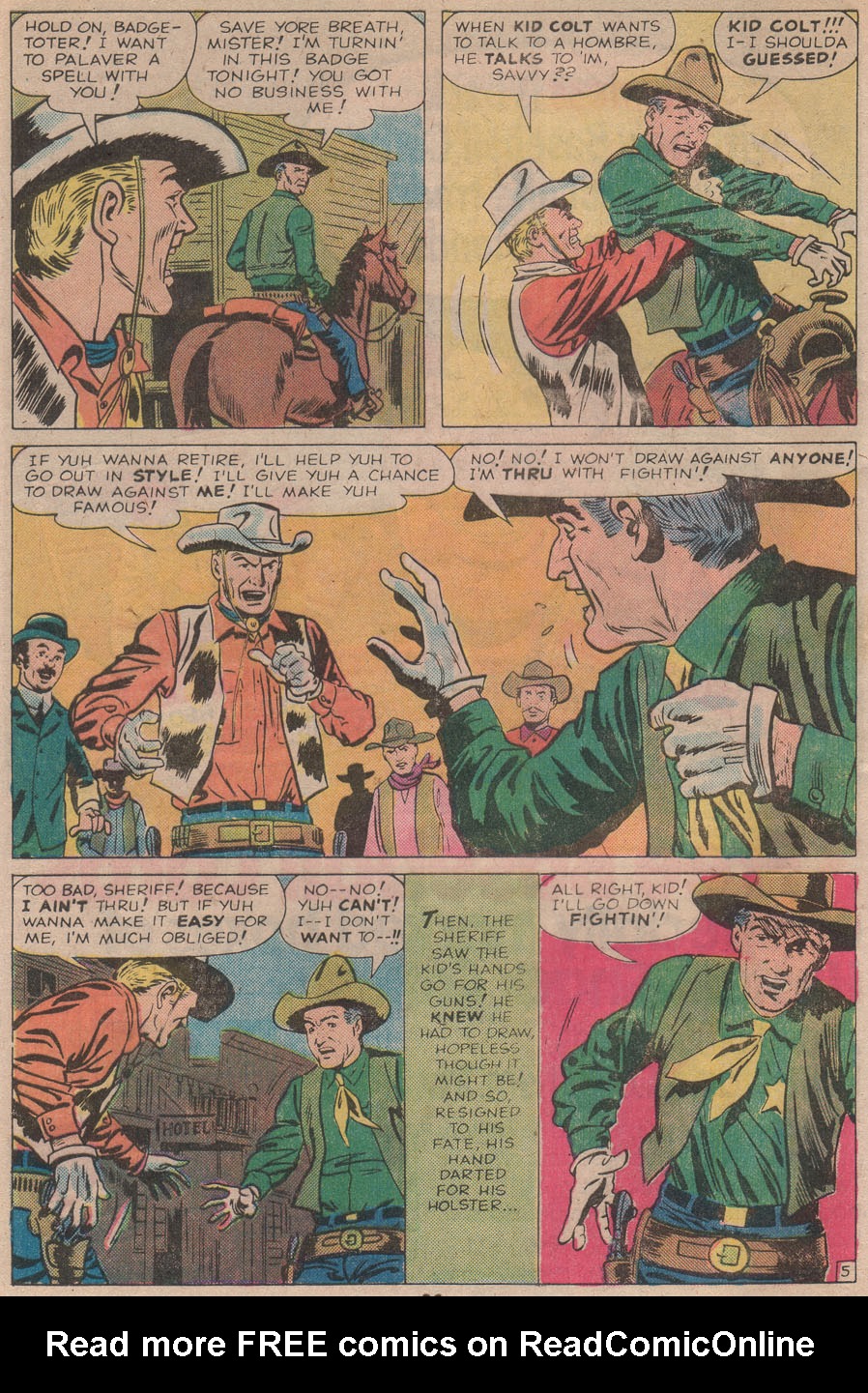 Read online Kid Colt Outlaw comic -  Issue #211 - 32