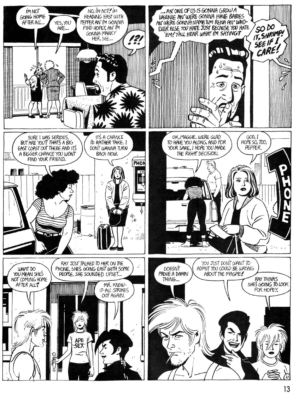 Read online Love and Rockets (1982) comic -  Issue #27 - 15