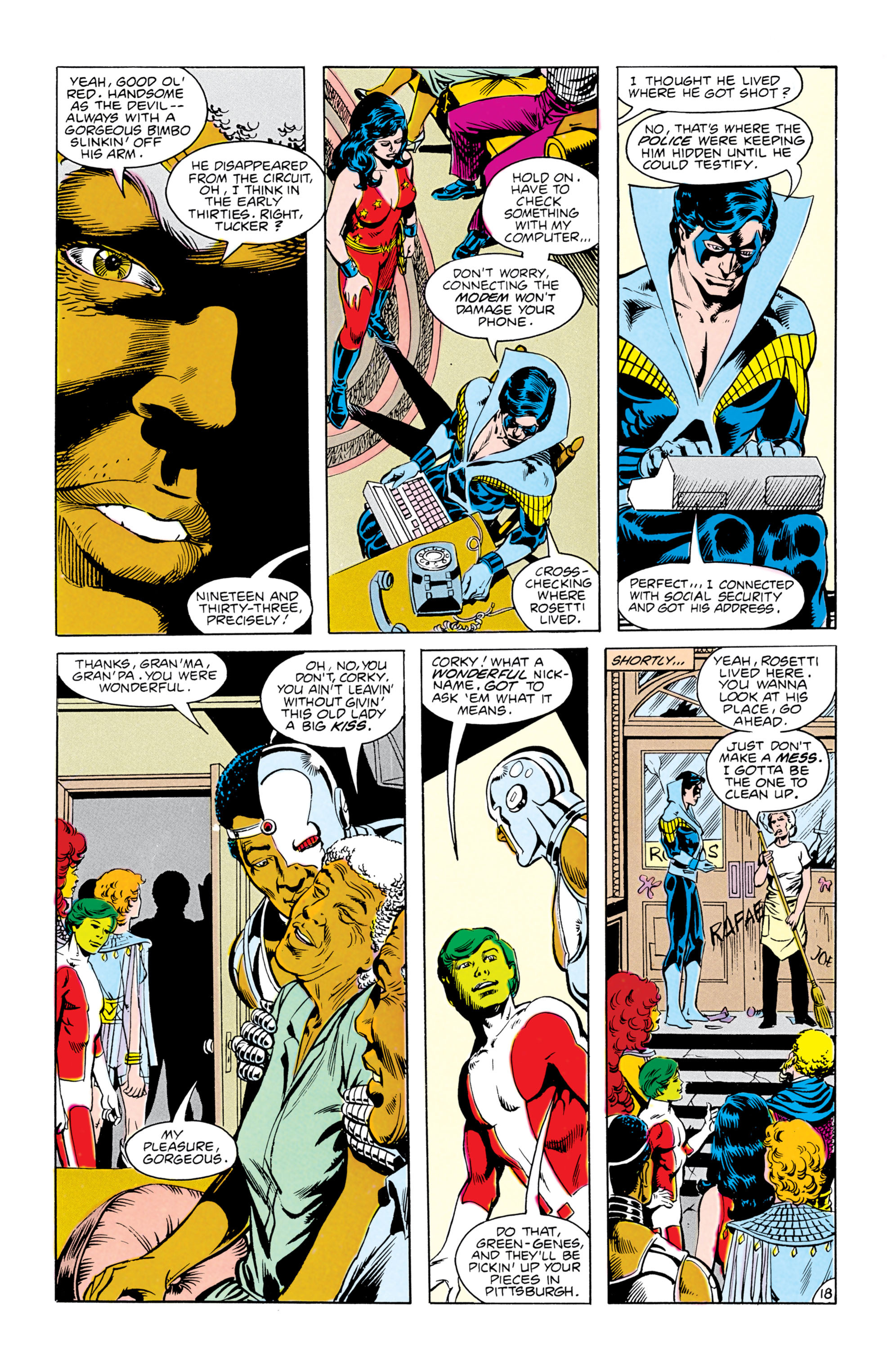 Read online The New Teen Titans (1984) comic -  Issue #12 - 18