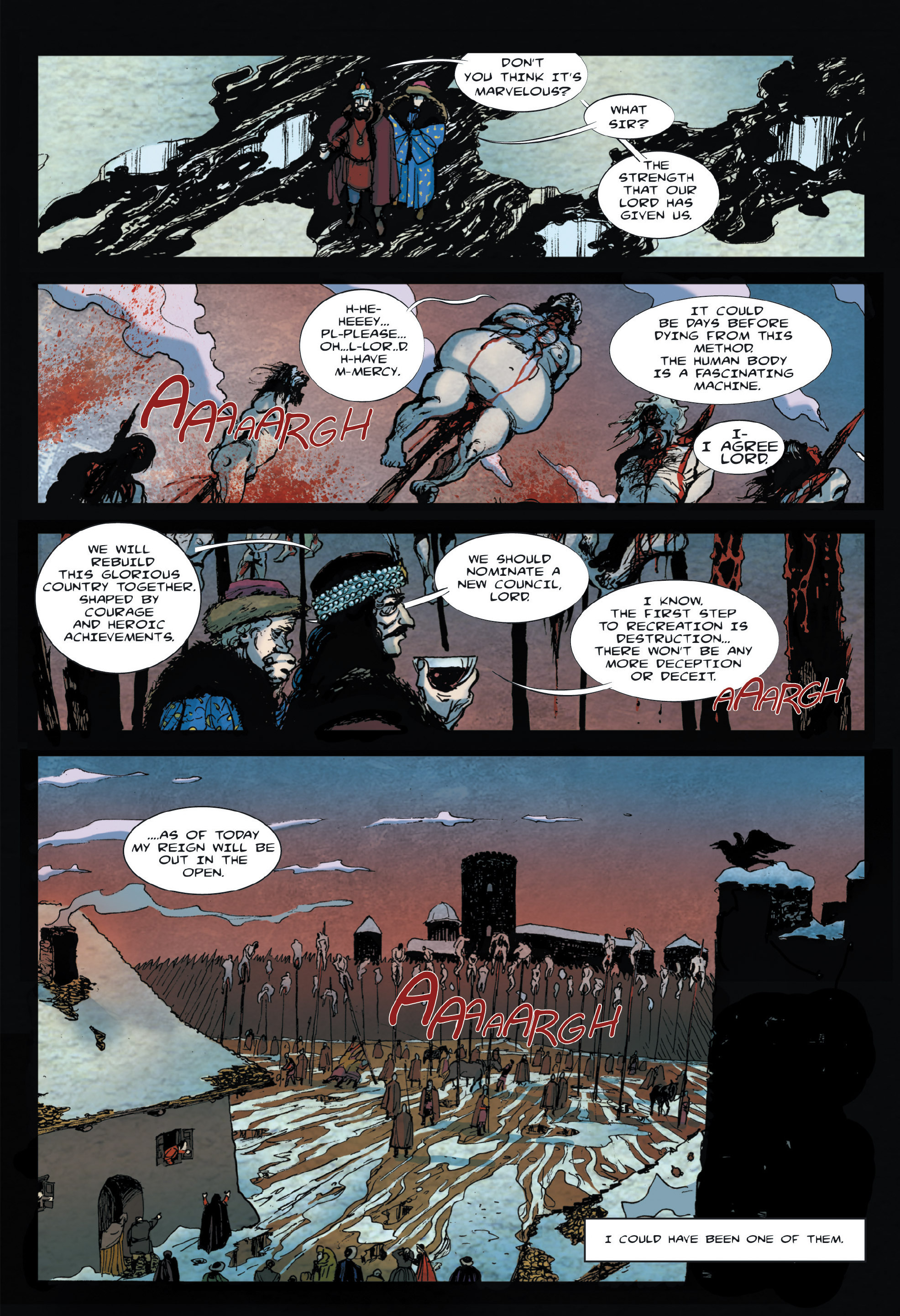 Read online Voivod: The True Story of Vlad the Impaler comic -  Issue # TPB - 10