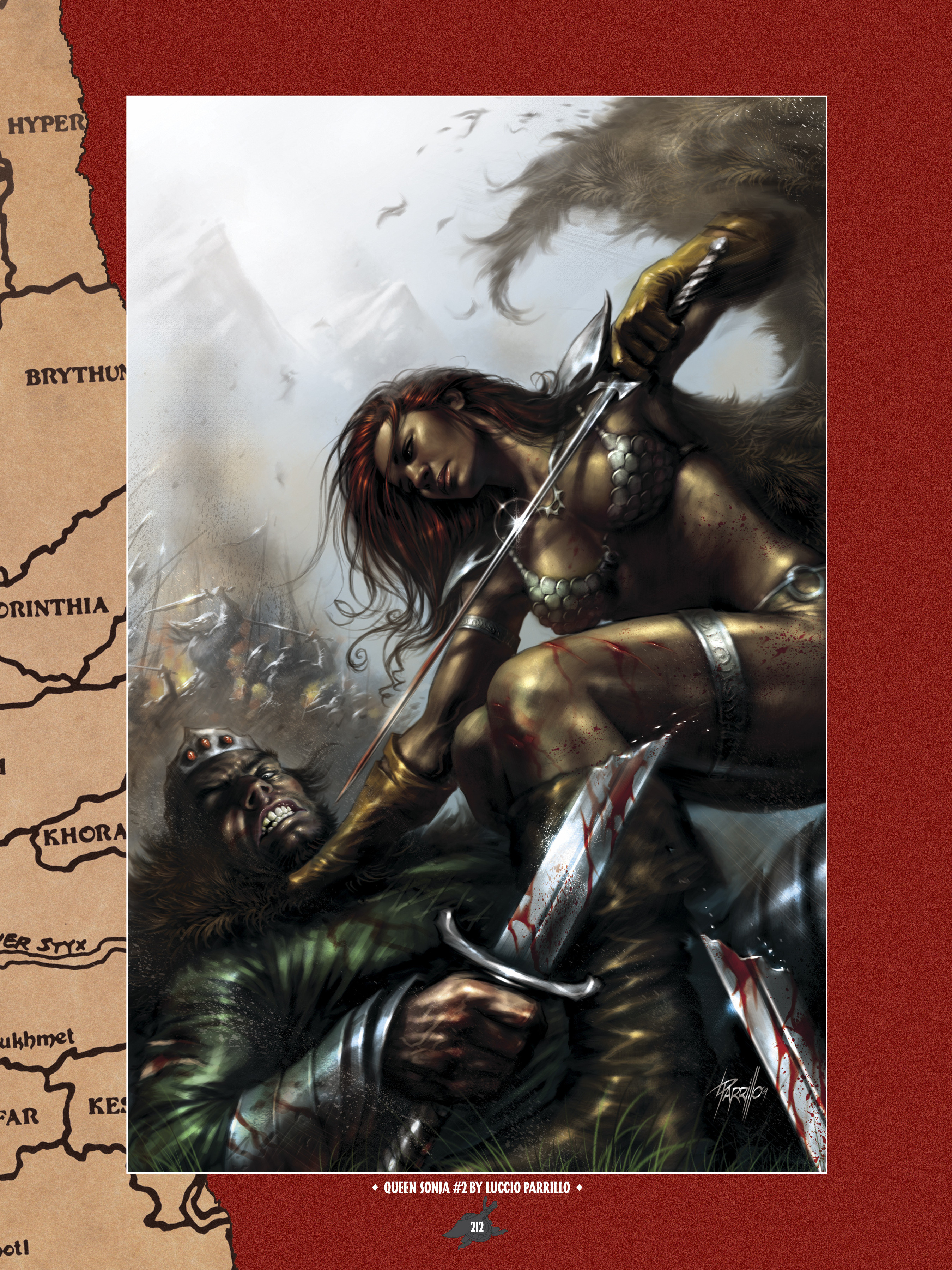 Read online The Art of Red Sonja comic -  Issue # TPB 1 (Part 2) - 104