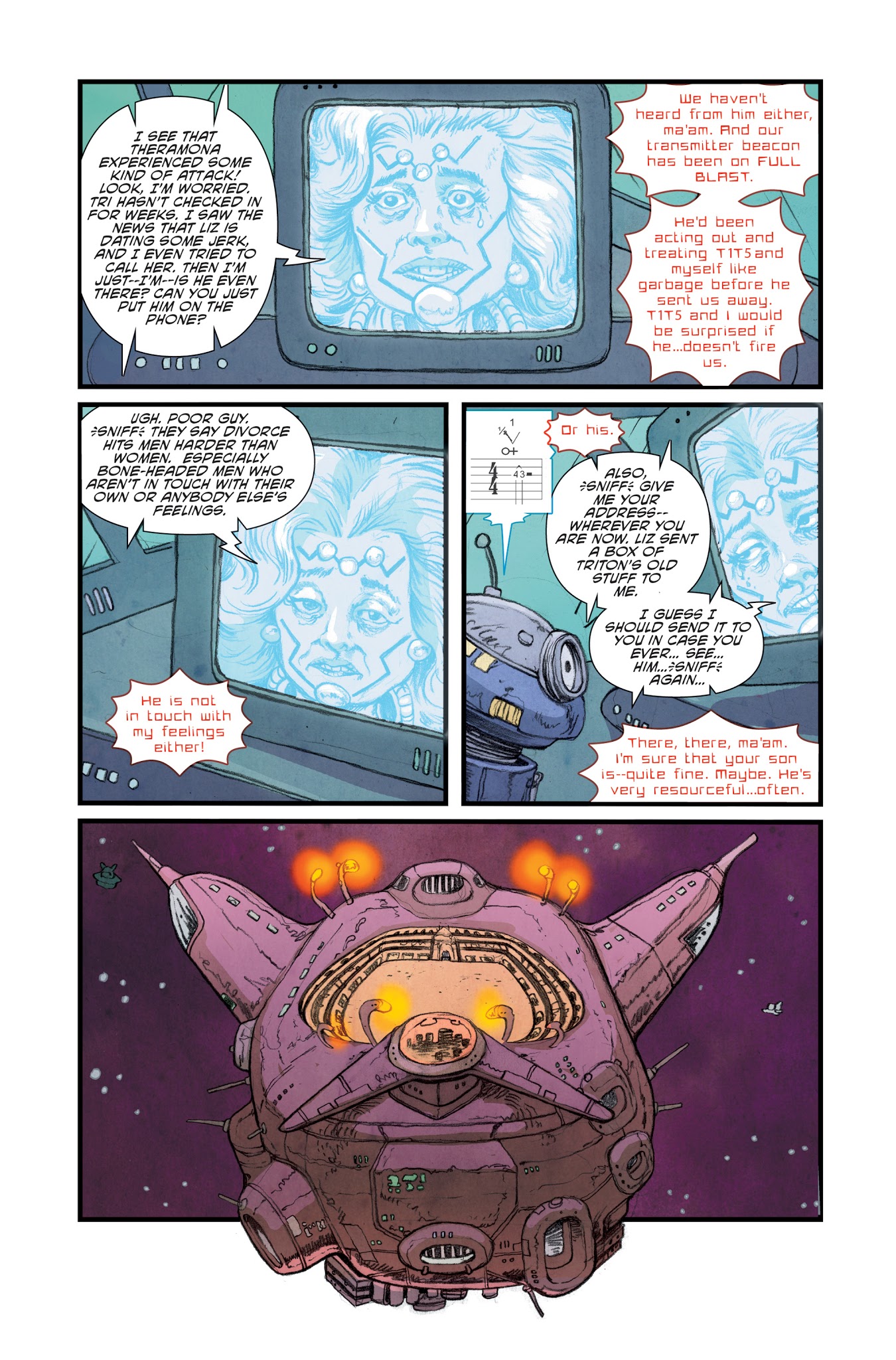 Read online Galaktikon comic -  Issue #5 - 8
