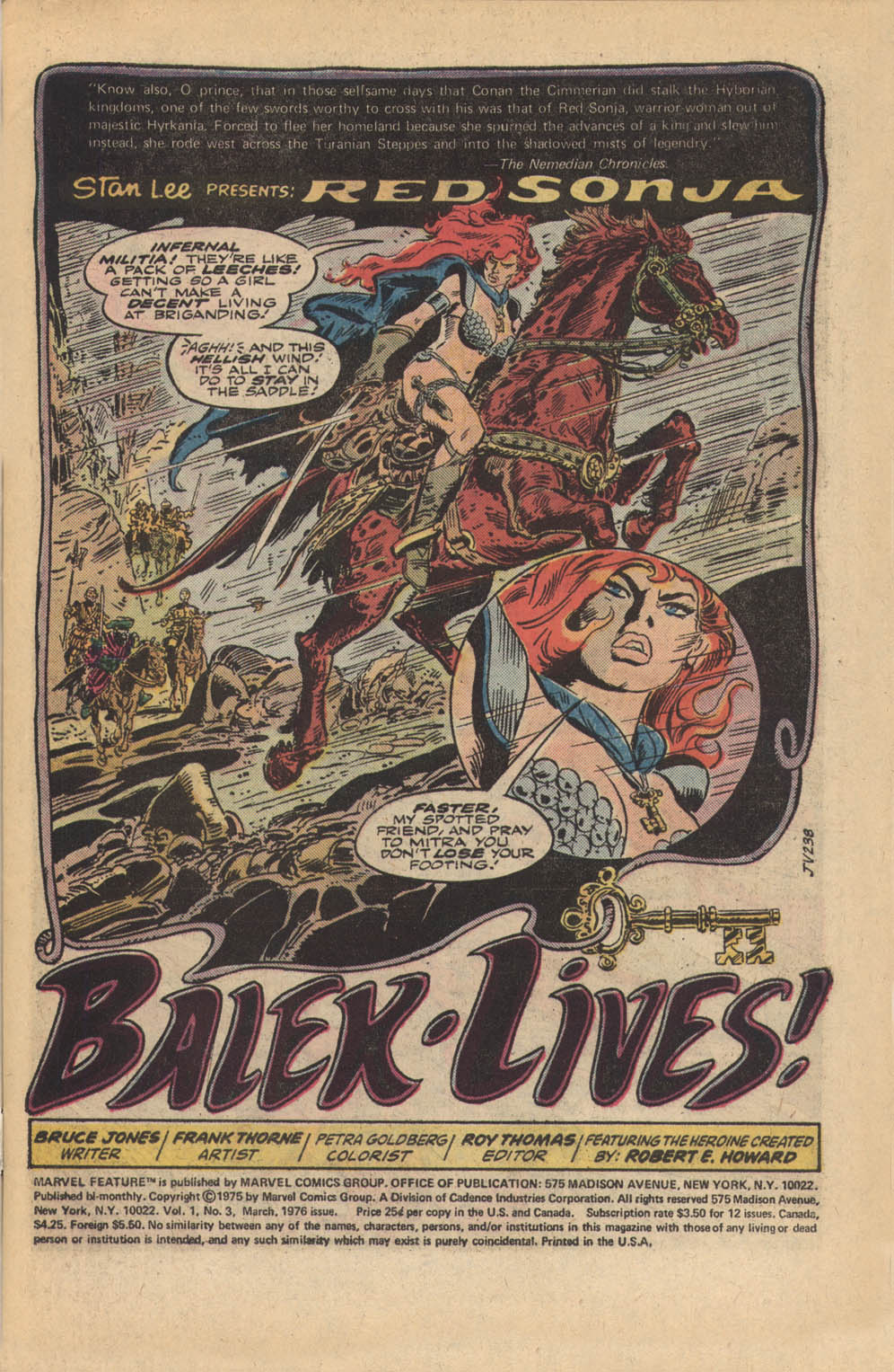 Read online Marvel Feature (1975) comic -  Issue #3 - 2