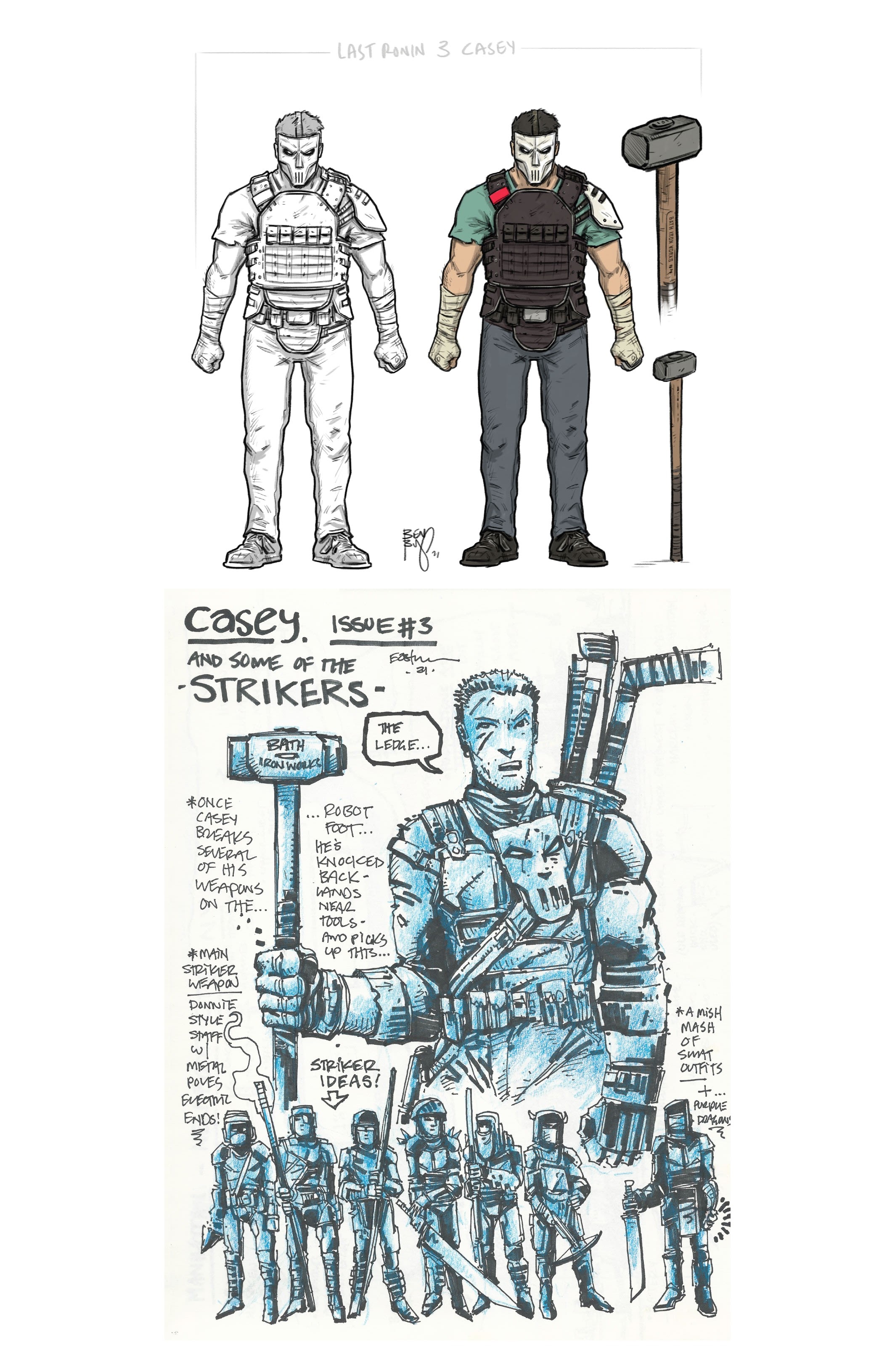 Read online Teenage Mutant Ninja Turtles: The Last Ronin Design Archive comic -  Issue # Full - 26