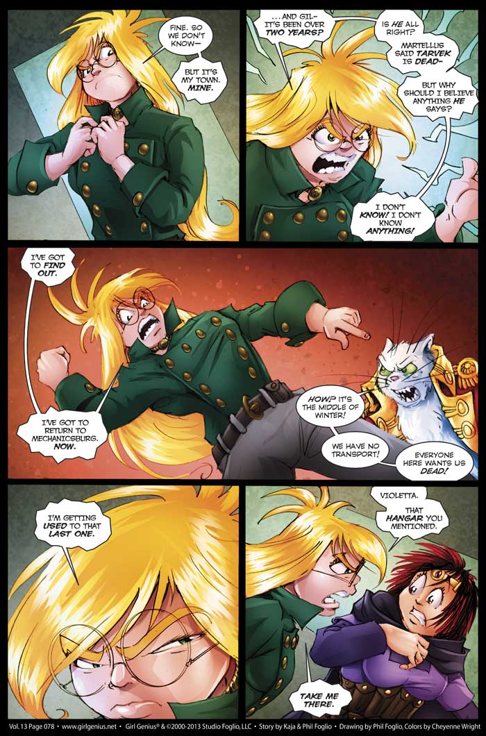 Read online Girl Genius (2002) comic -  Issue #13 - 79