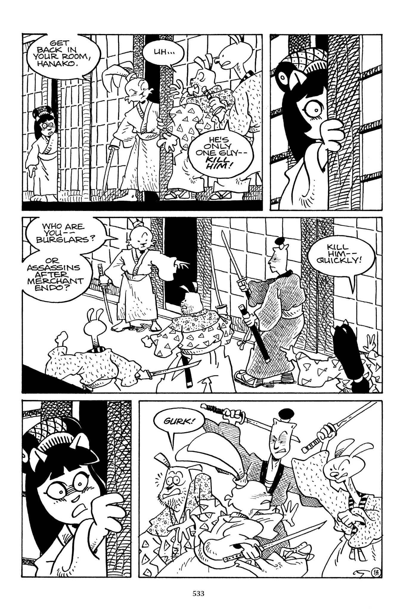 Read online The Usagi Yojimbo Saga comic -  Issue # TPB 5 - 527