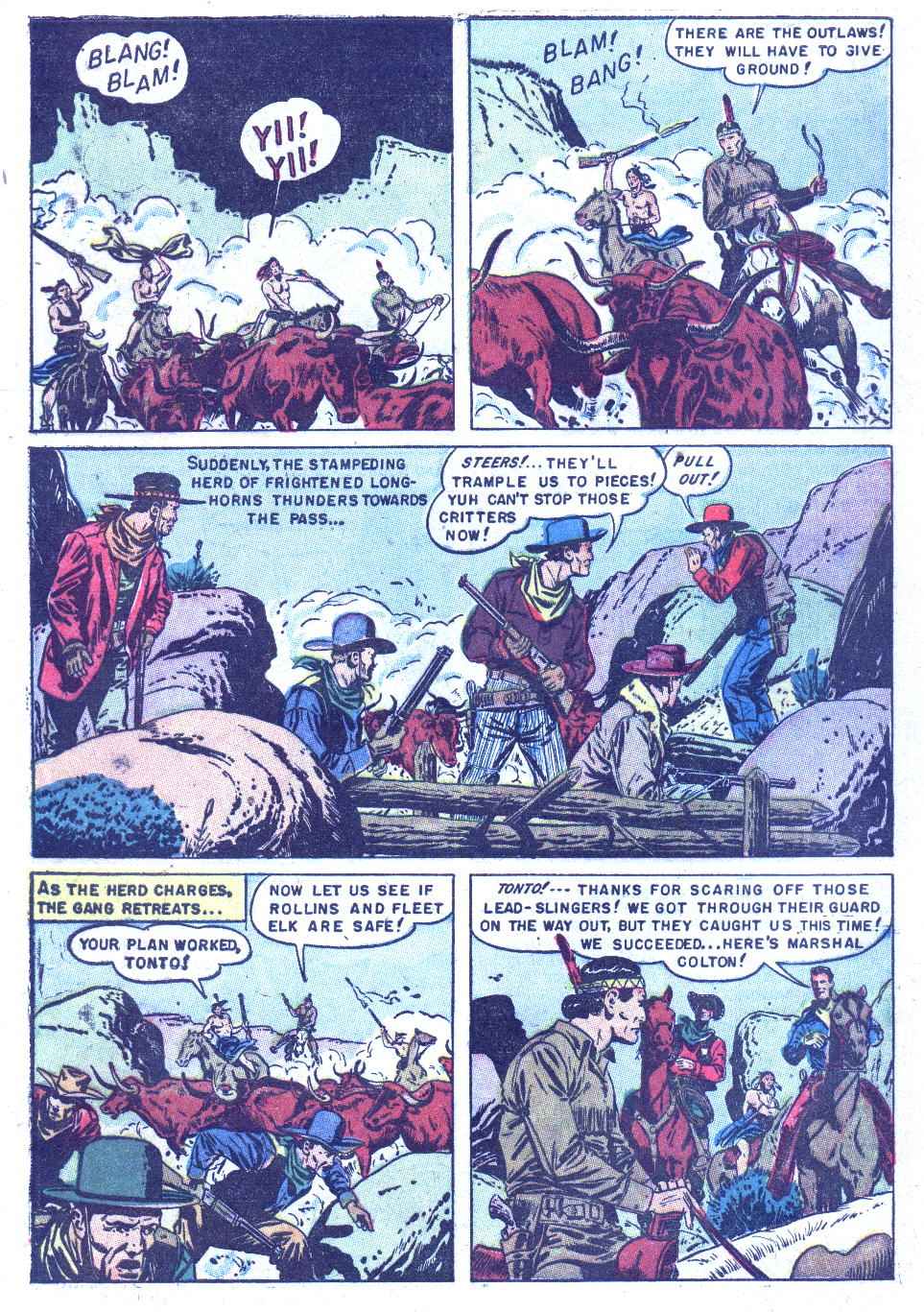 Read online Lone Ranger's Companion Tonto comic -  Issue #5 - 32