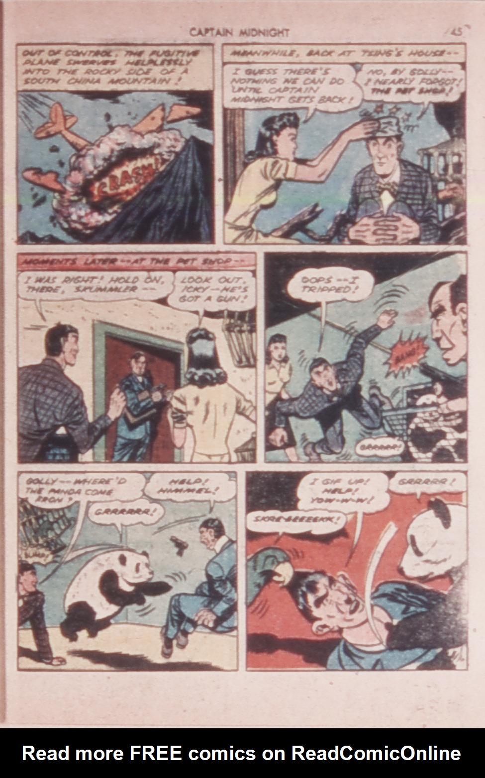 Read online Captain Midnight (1942) comic -  Issue #14 - 43
