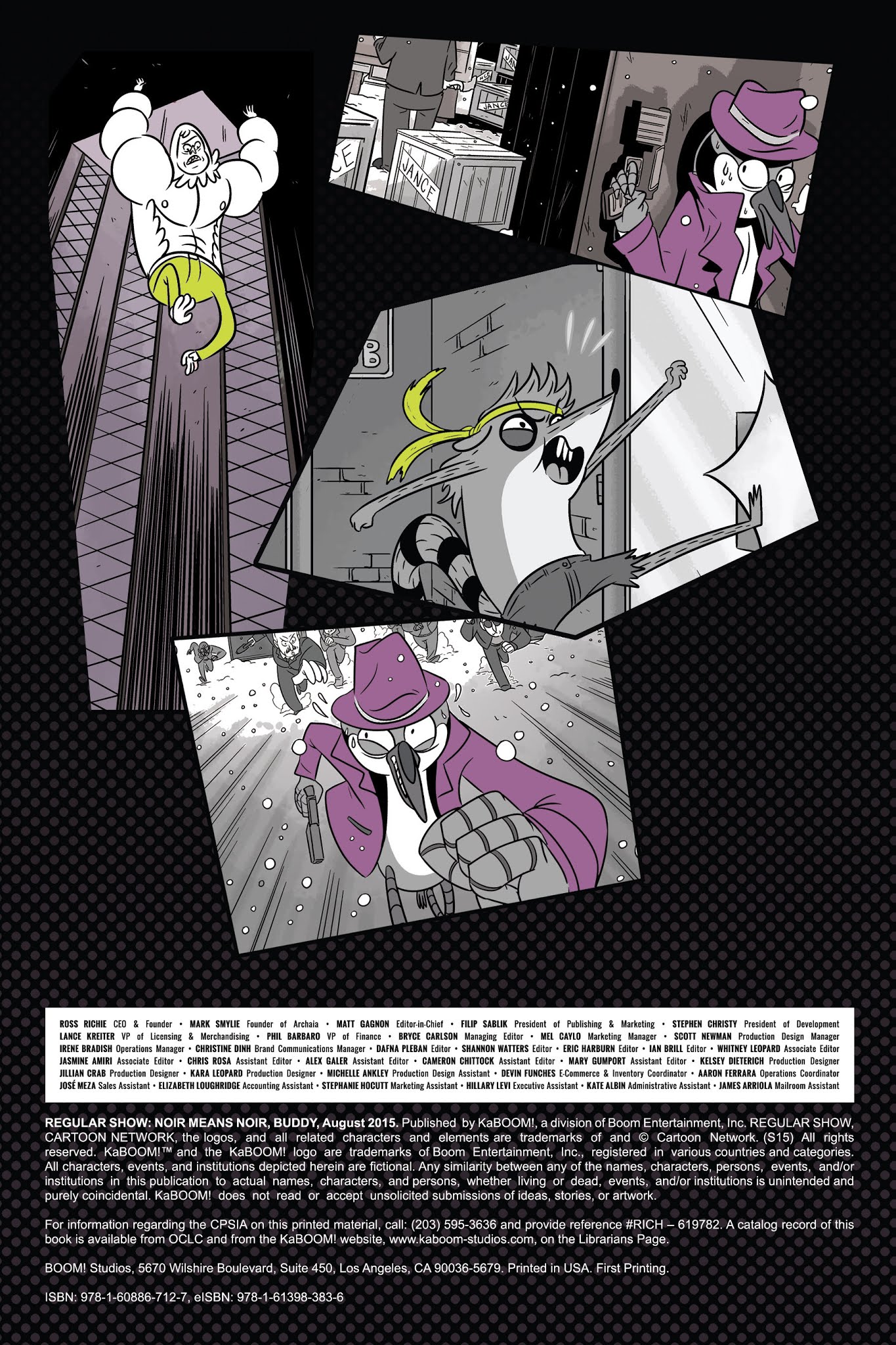Read online Regular Show: Noir Means Noir, Buddy comic -  Issue # TPB (Part 1) - 3