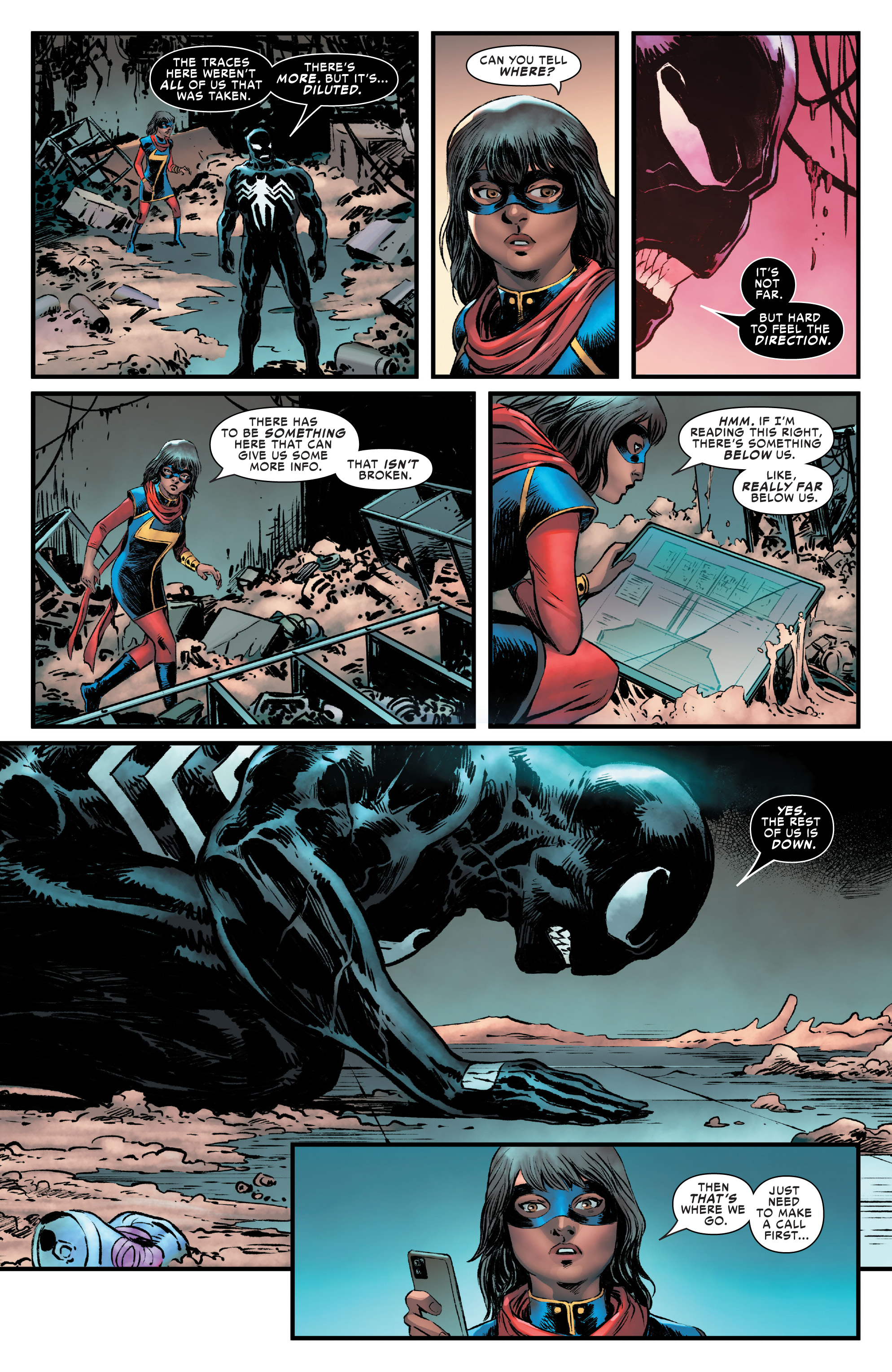 Read online Ms. Marvel & Venom comic -  Issue #1 - 22