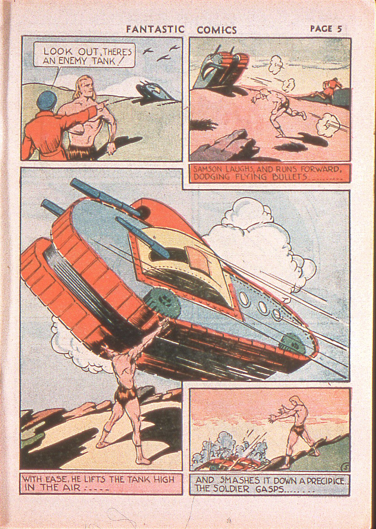 Read online Fantastic Comics comic -  Issue #1 - 8