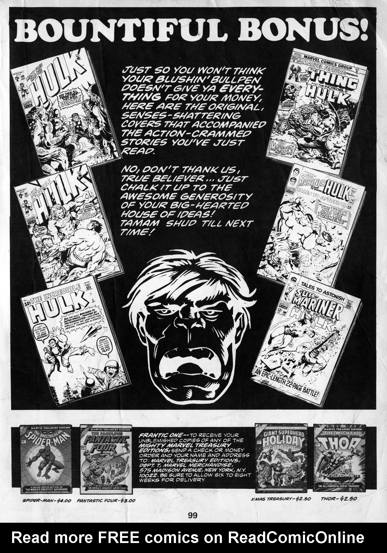Read online Marvel Treasury Edition comic -  Issue #5 - 97