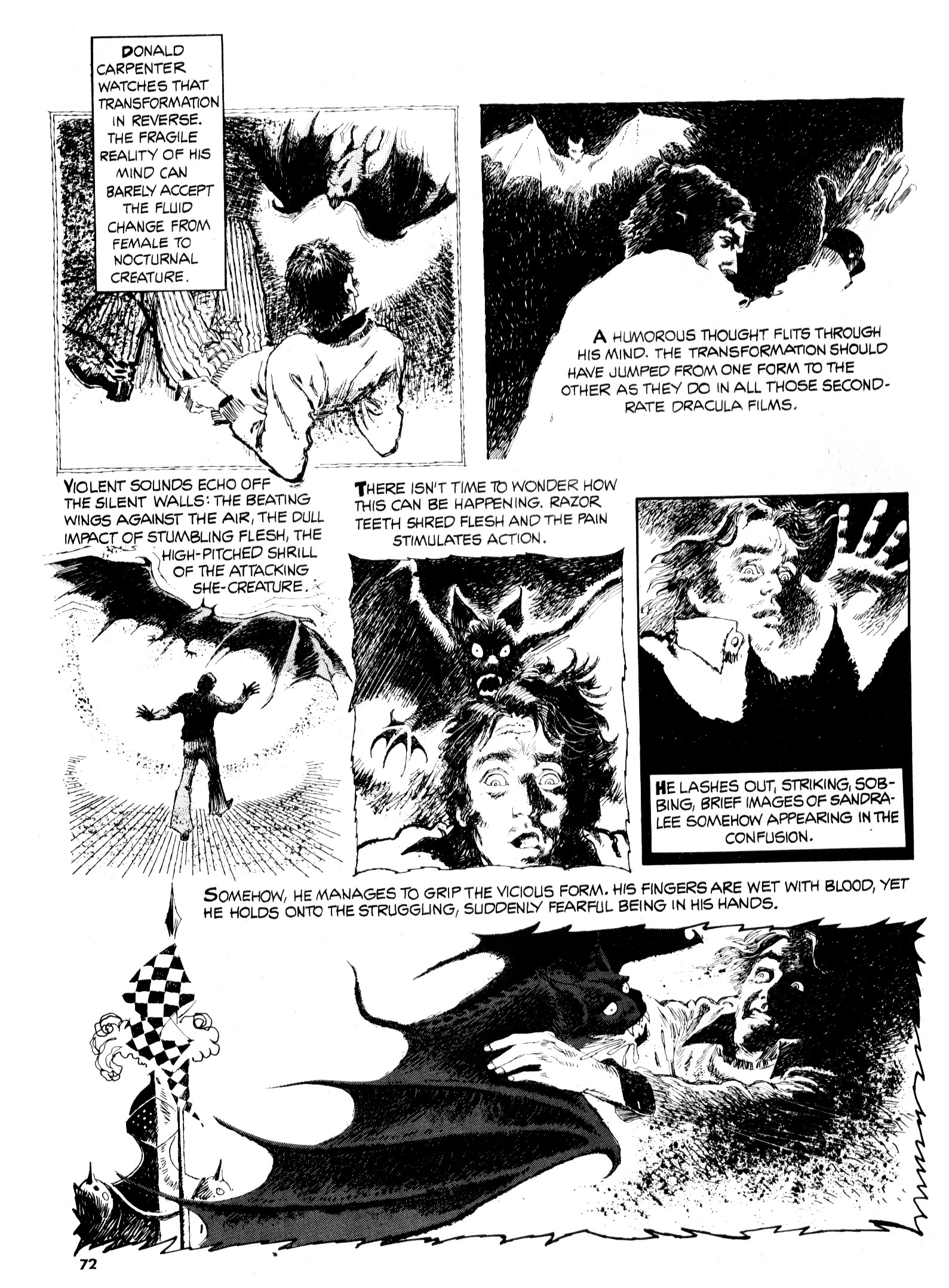 Read online Vampirella (1969) comic -  Issue #21 - 72